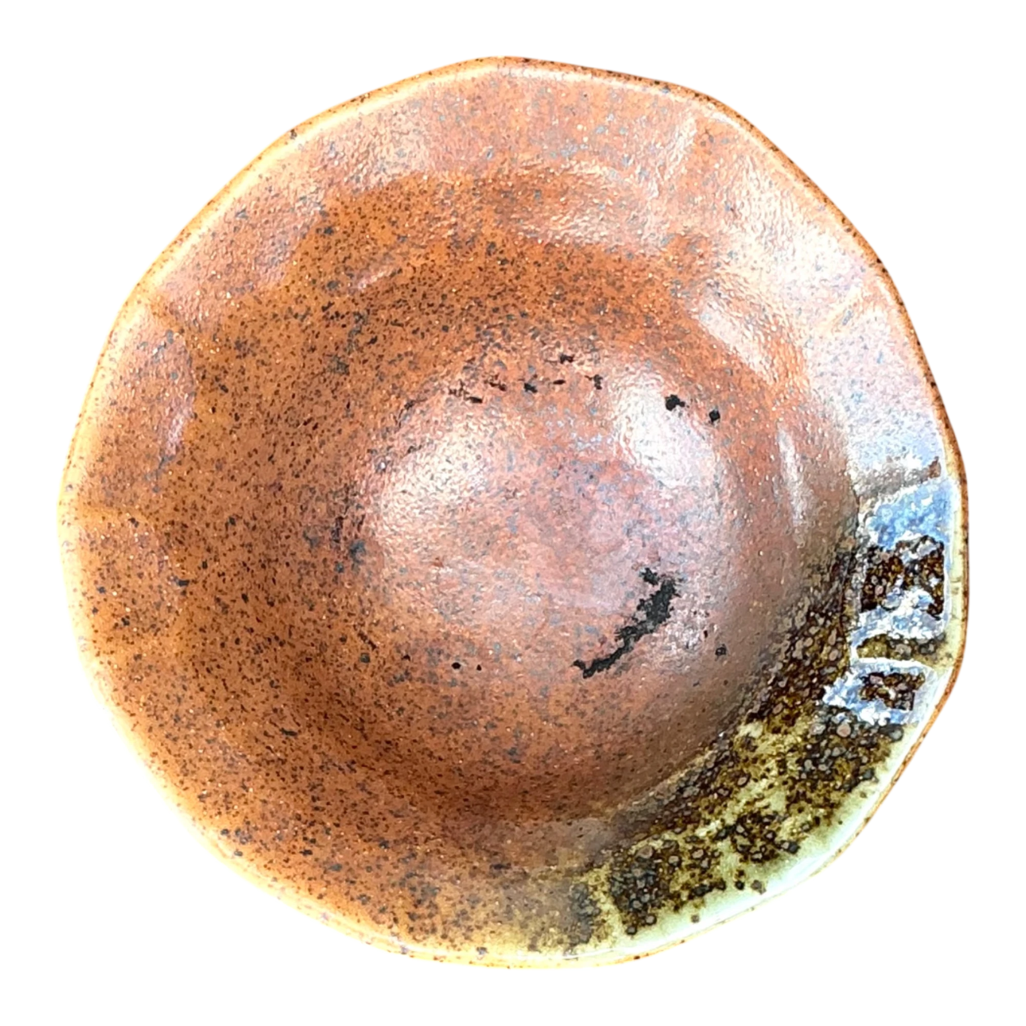 Vintage Textured Ceramic Bowl — additional photo 1