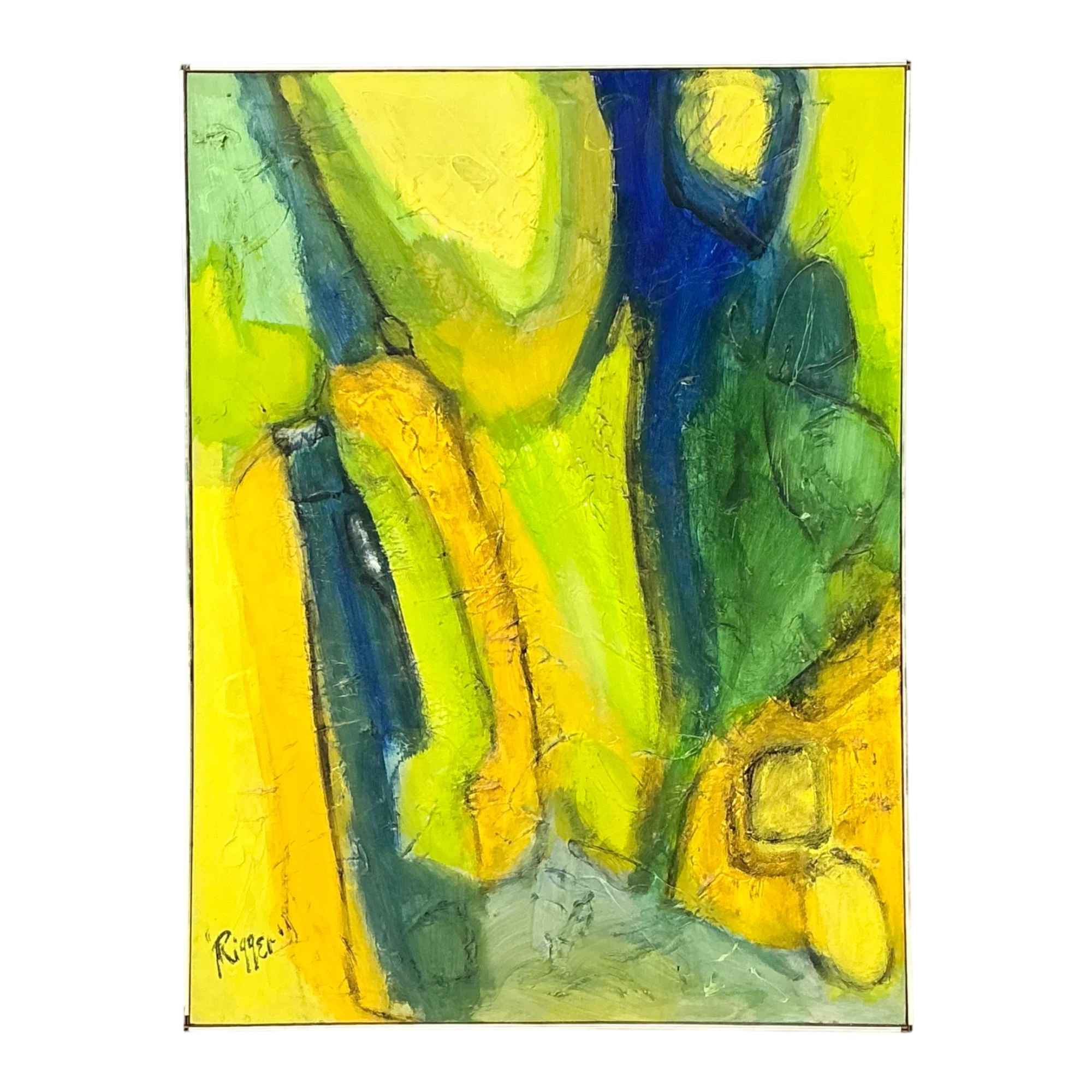 Rieger Signed Abstract Painting — additional photo 1