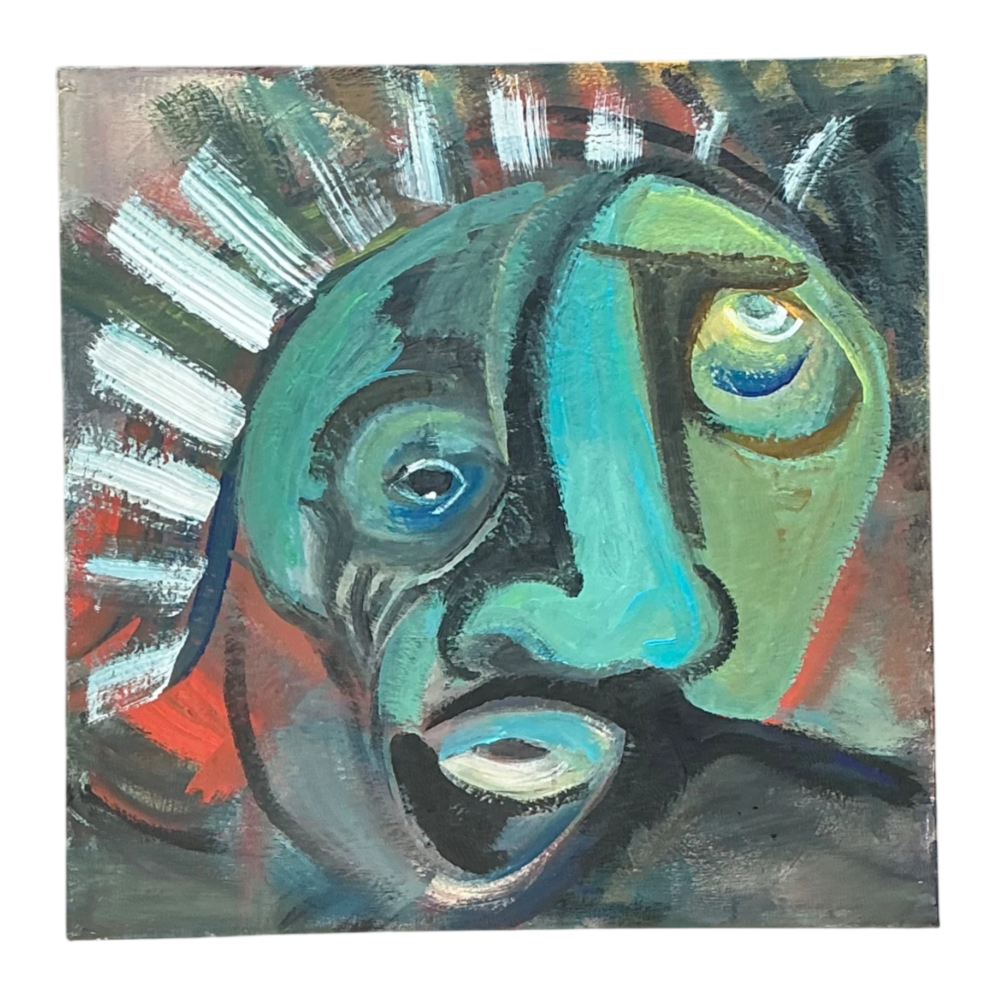 Abstract Expressionist Oil Painting on Canvas — additional photo 1