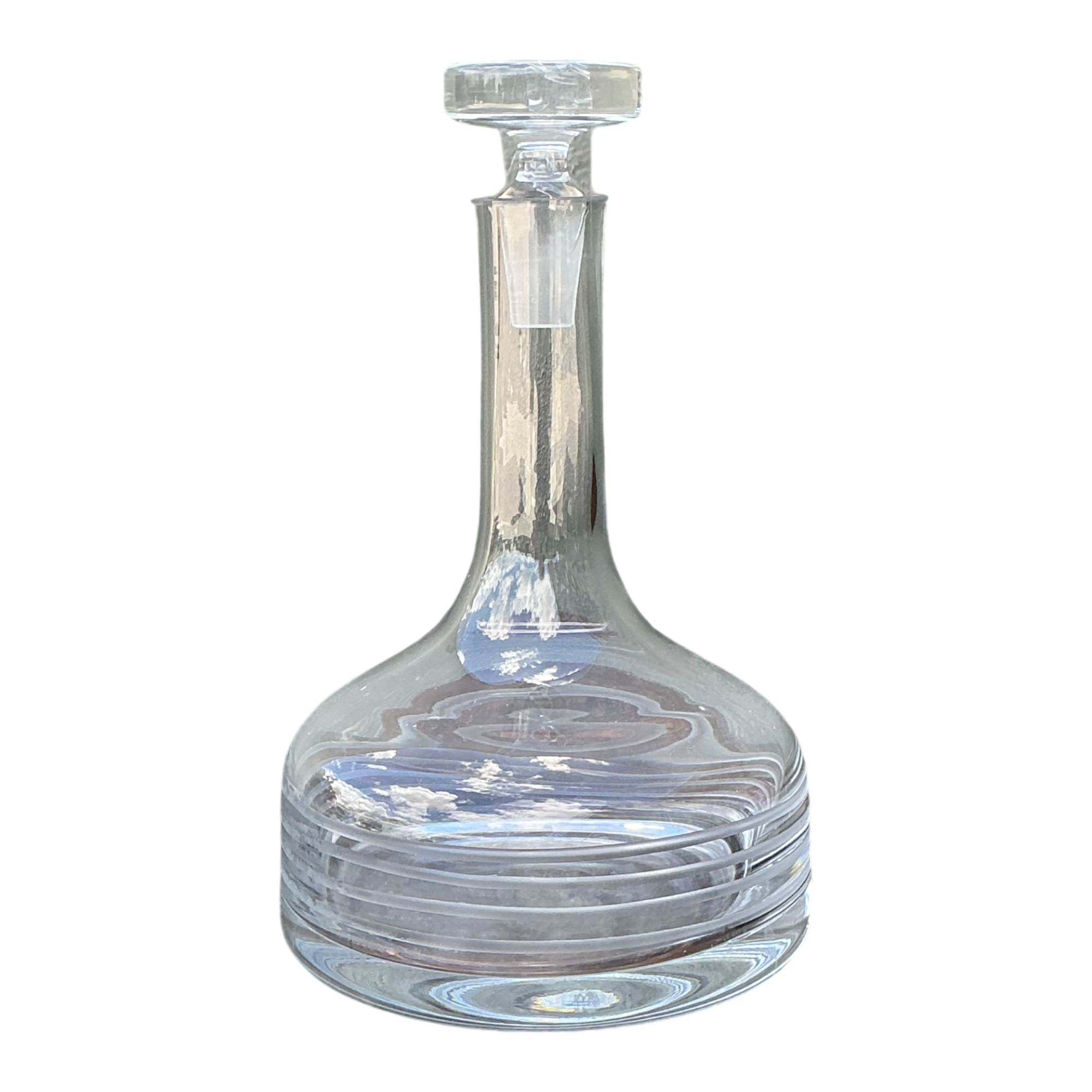 Vintage Glass Decanter with Stopper — additional photo 1