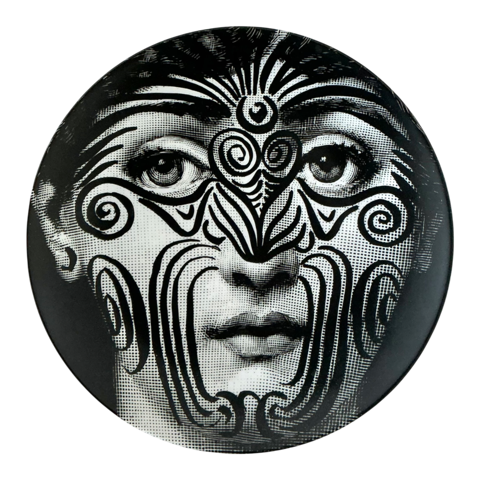 Piero Fornasetti Tema e Variazioni Ceramic Plate — additional photo 1