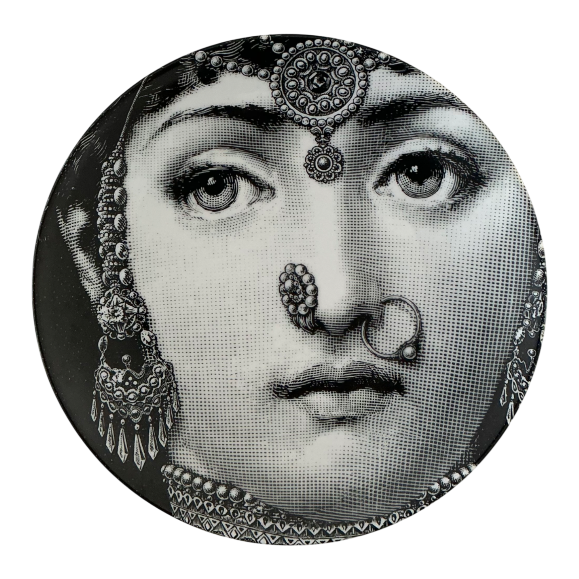 Piero Fornasetti Tema e Variazioni Porcelain Plate — additional photo 1