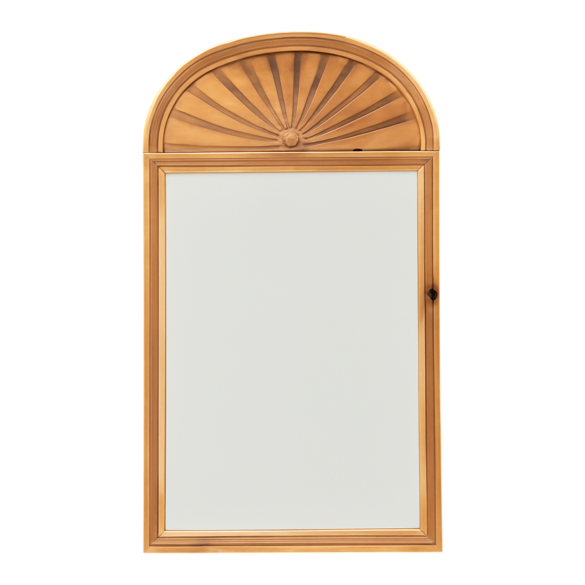 Vintage Pulaski Arched Wood Frame Mirror — additional photo 1