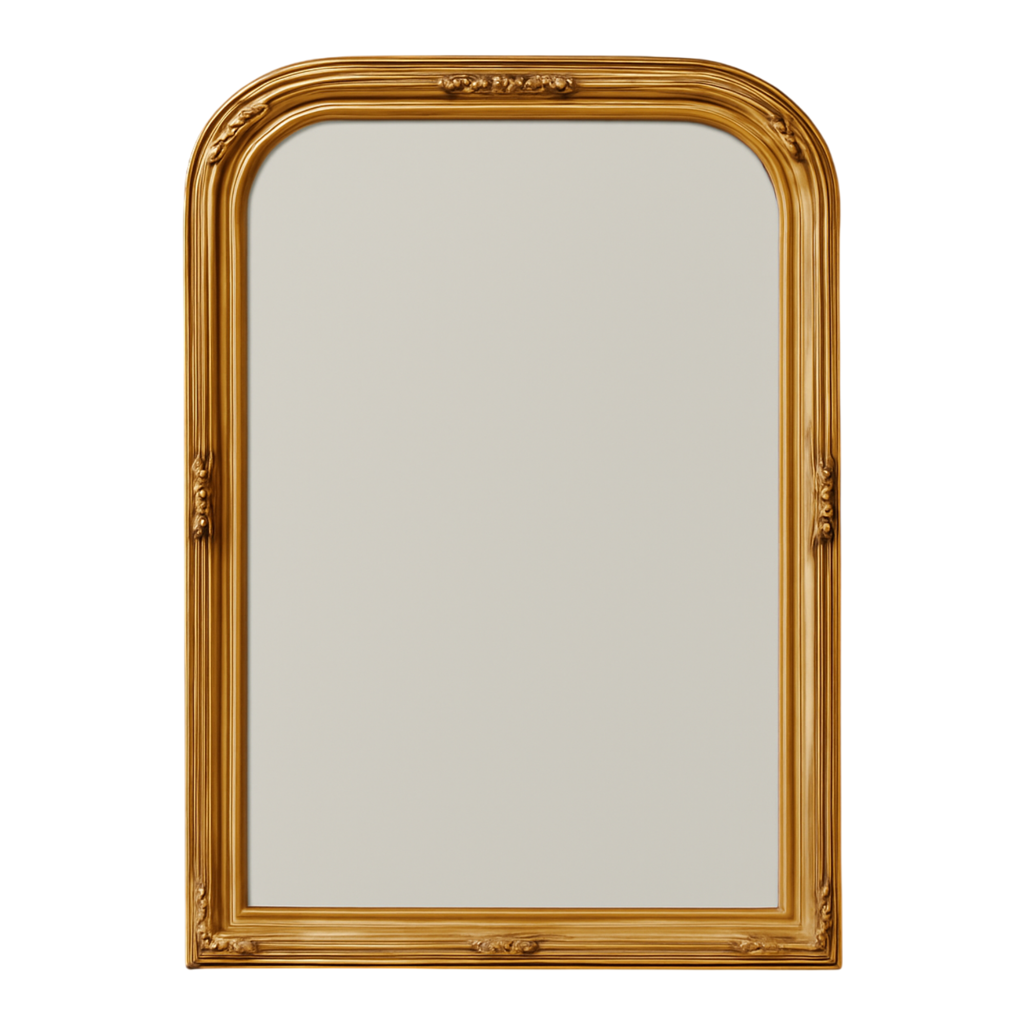 Vintage Ornate Wood Wall Mirror — additional photo 1