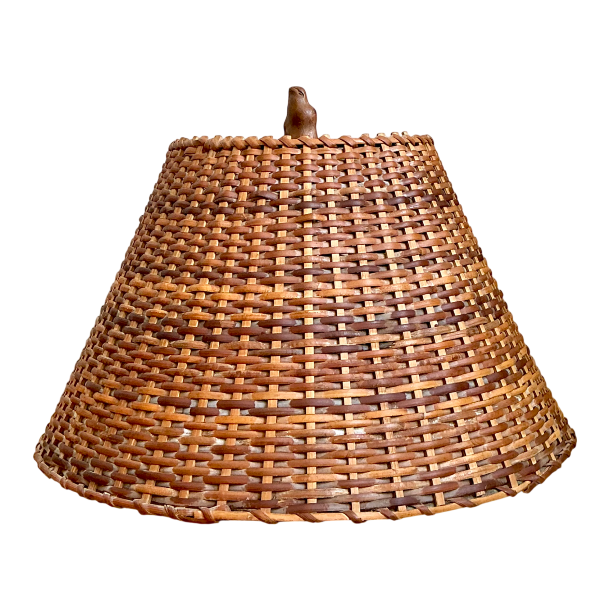 Vintage Woven Rattan Lamp Shade