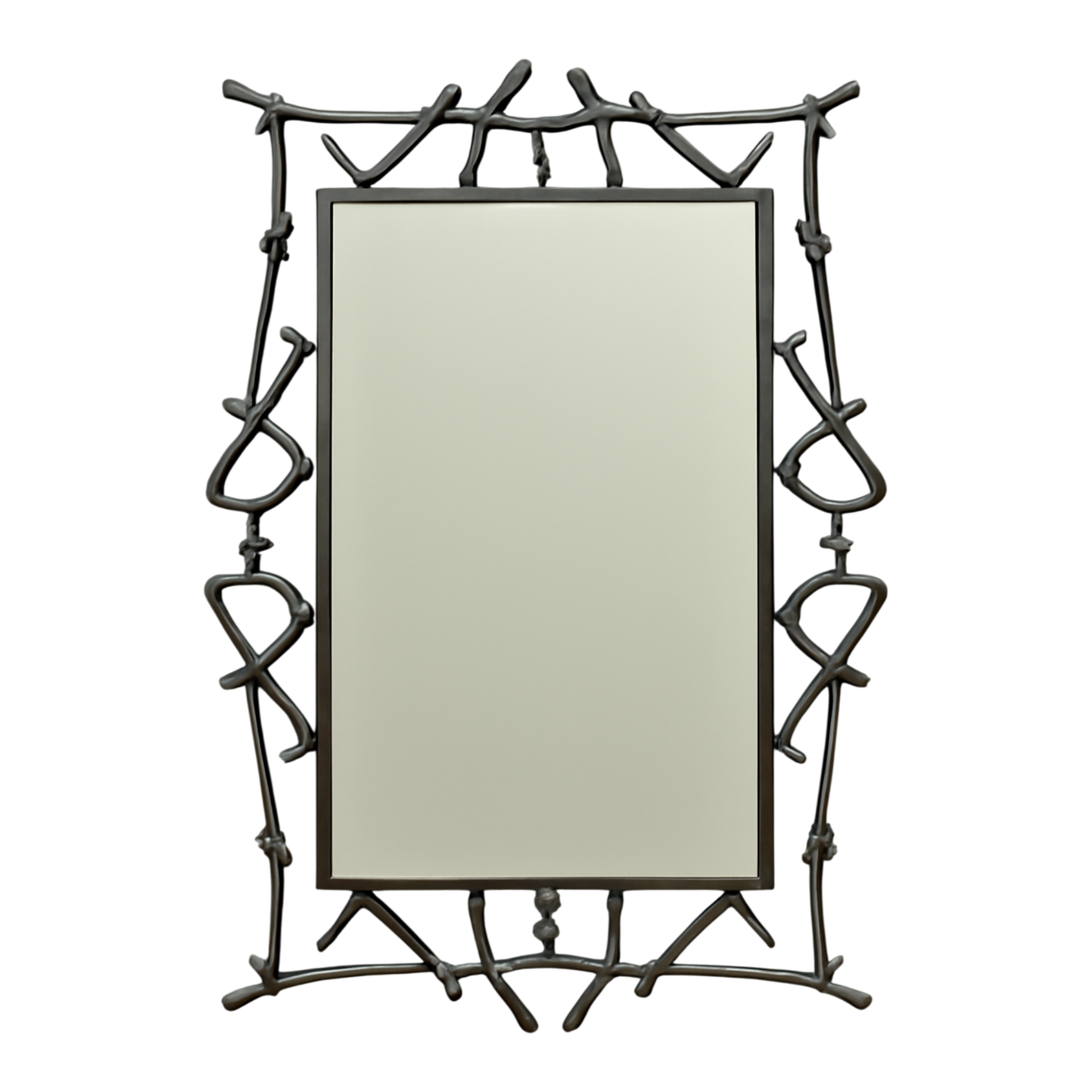 Alexandra Diez Mirrored Glass and Metal Wall Mirror — additional photo 1