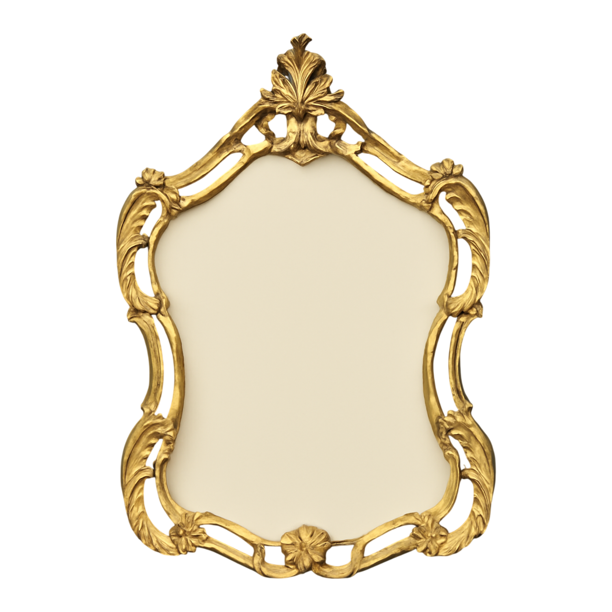 Vintage Rococo Style Gold Frame Mirror — additional photo 1