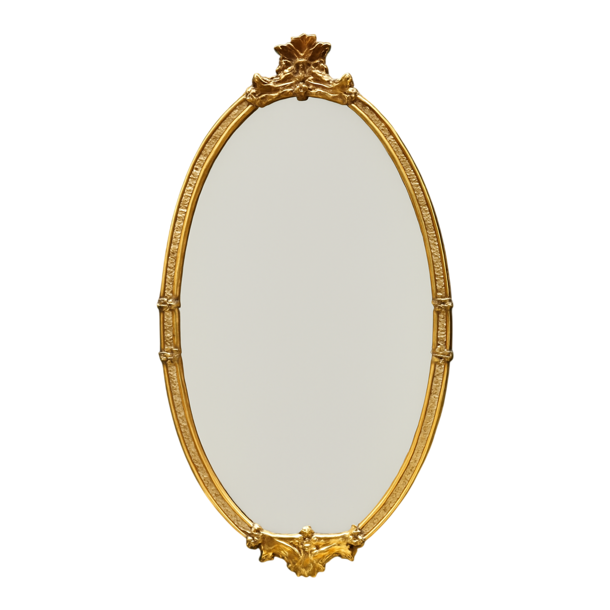 Vintage Rococo Style Gold Frame Mirror — additional photo 1