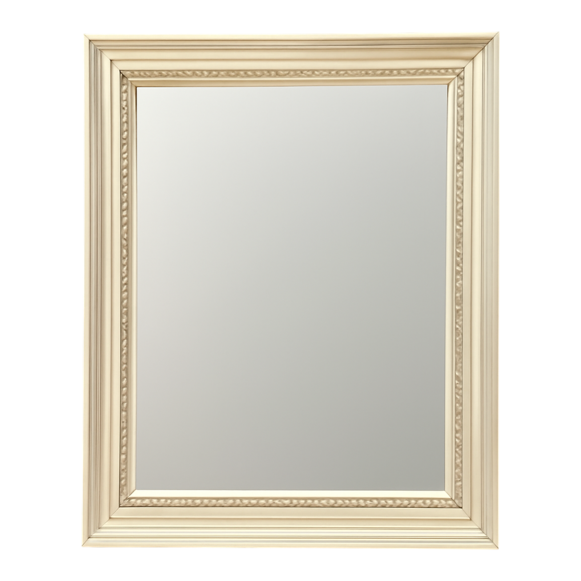 Vintage Carved Wood and Mirrored Glass Mirror — additional photo 1