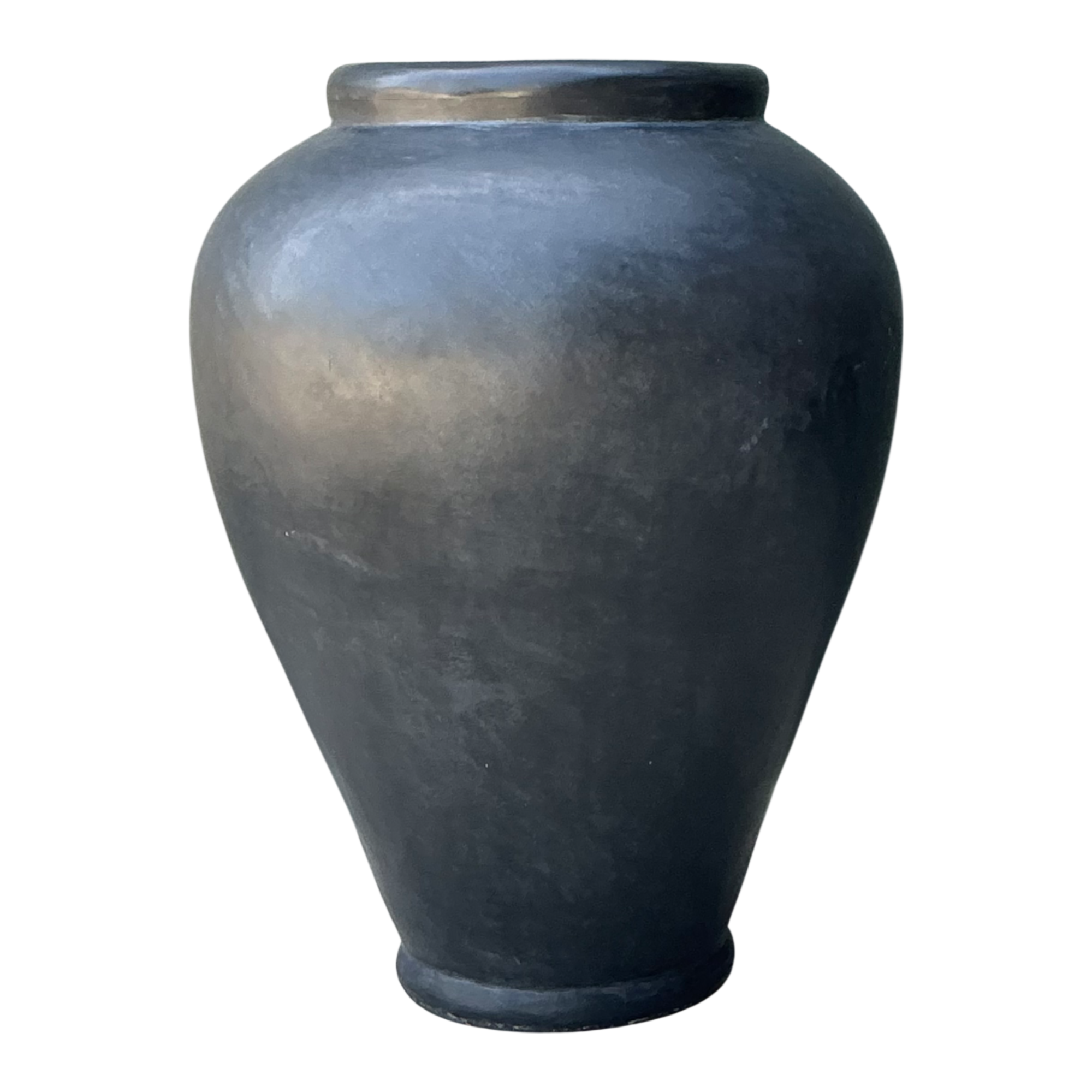 Vintage Large Matte Ceramic Floor Vase — additional photo 1