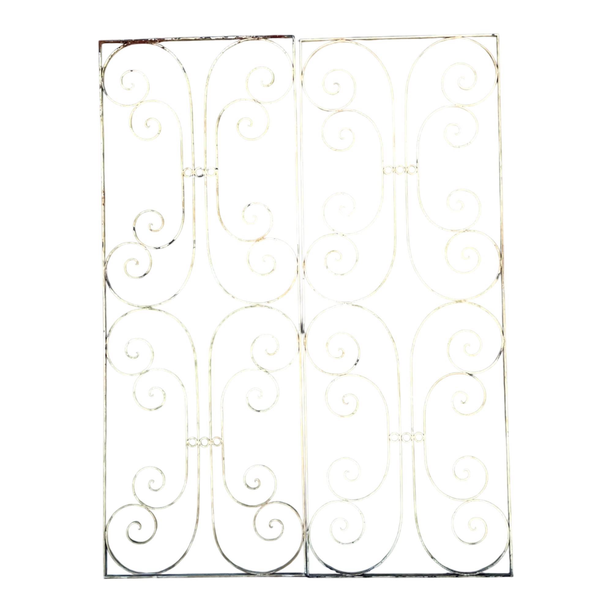 Vintage Wrought Iron Scrollwork Panels — additional photo 1
