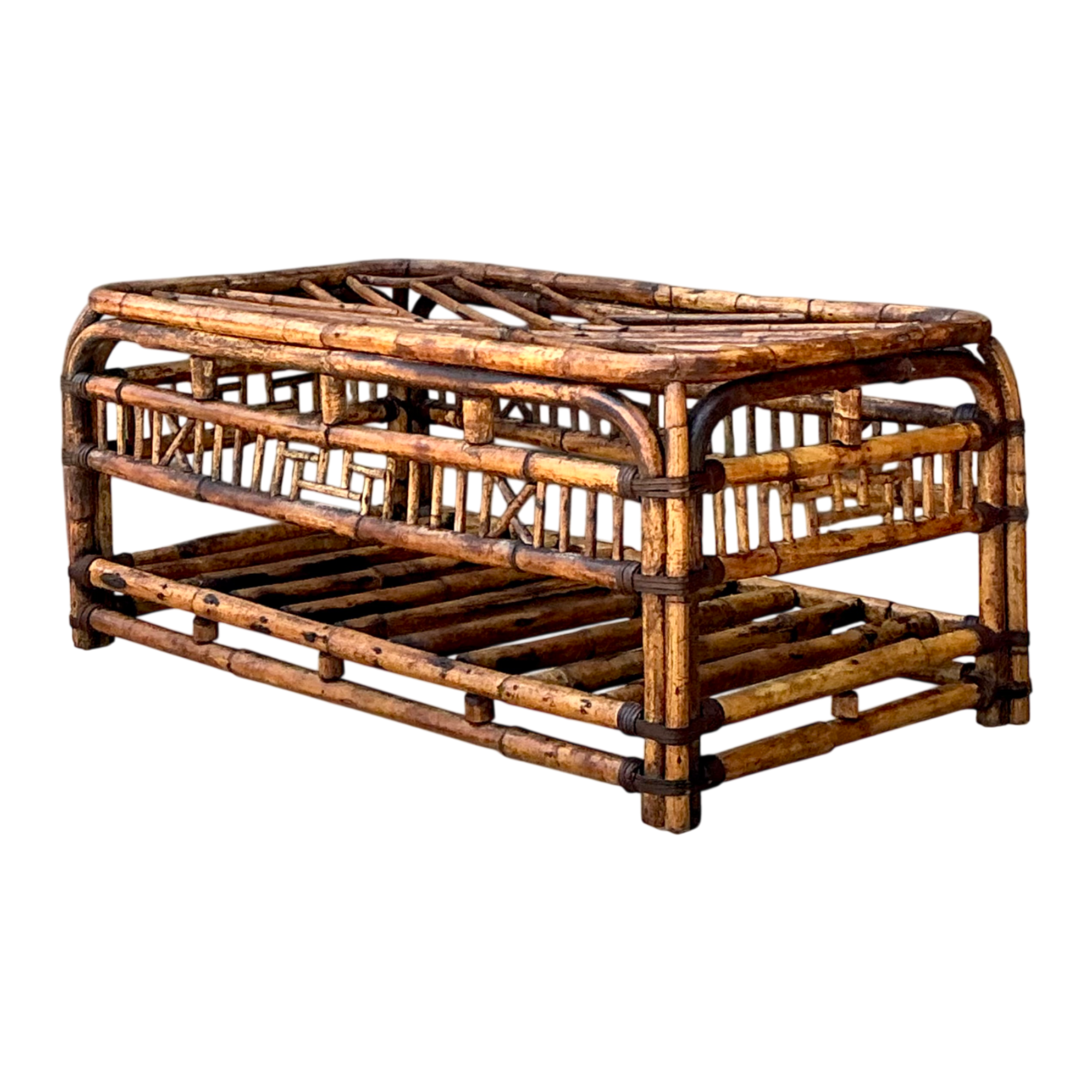 Vintage Brighton Rattan Coffee Table