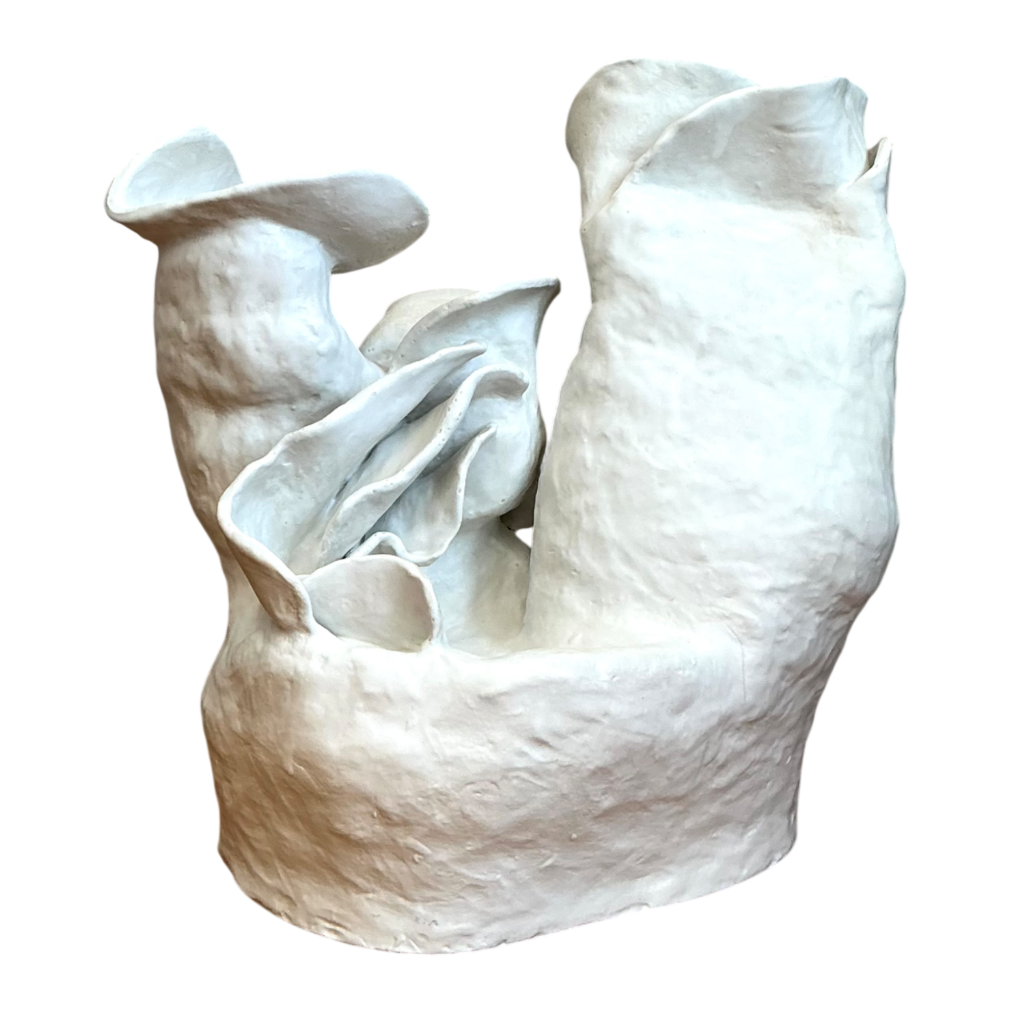 Vintage Handcrafted Biomorphic Ceramic Vase — additional photo 1
