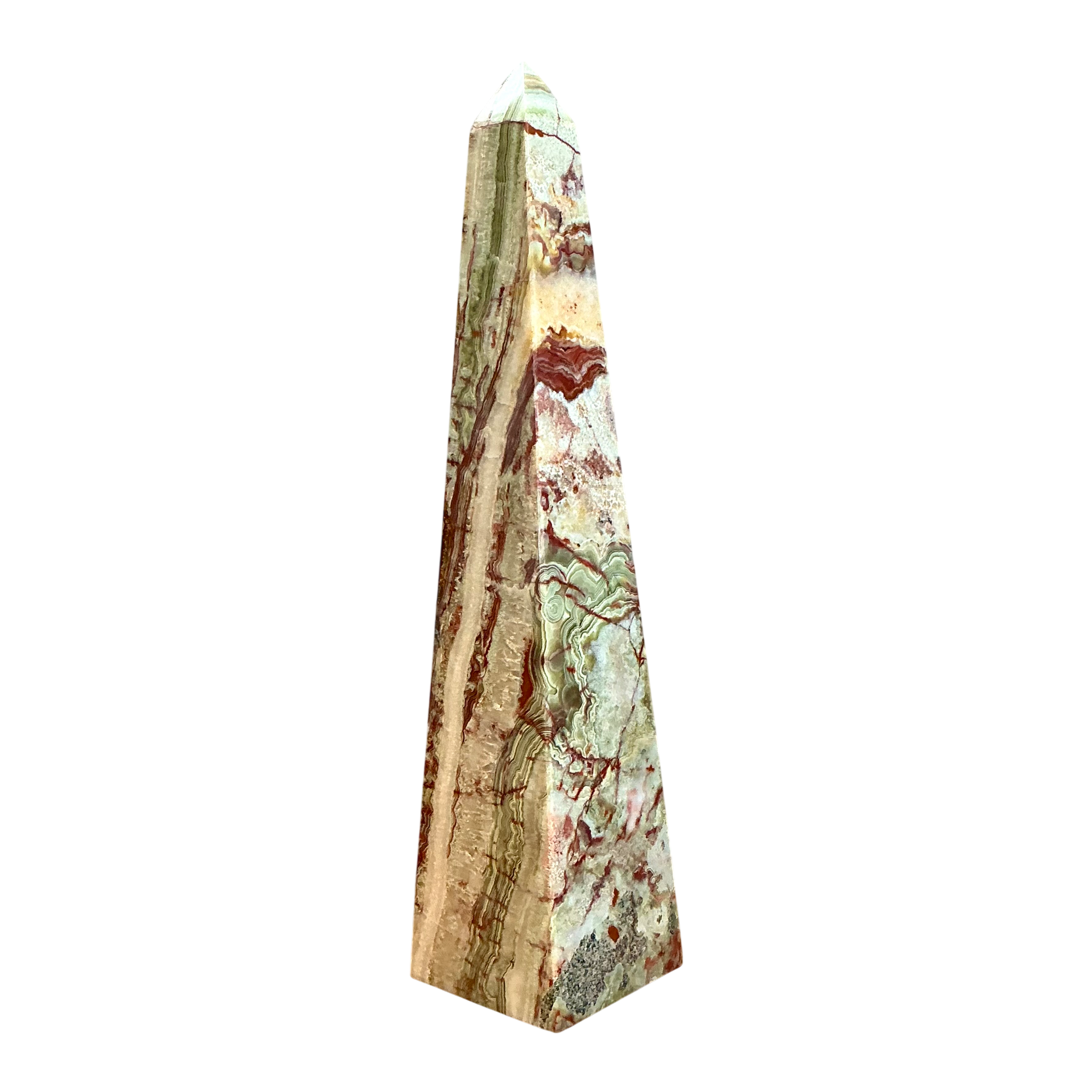 Vintage Stone Onyx Obelisk