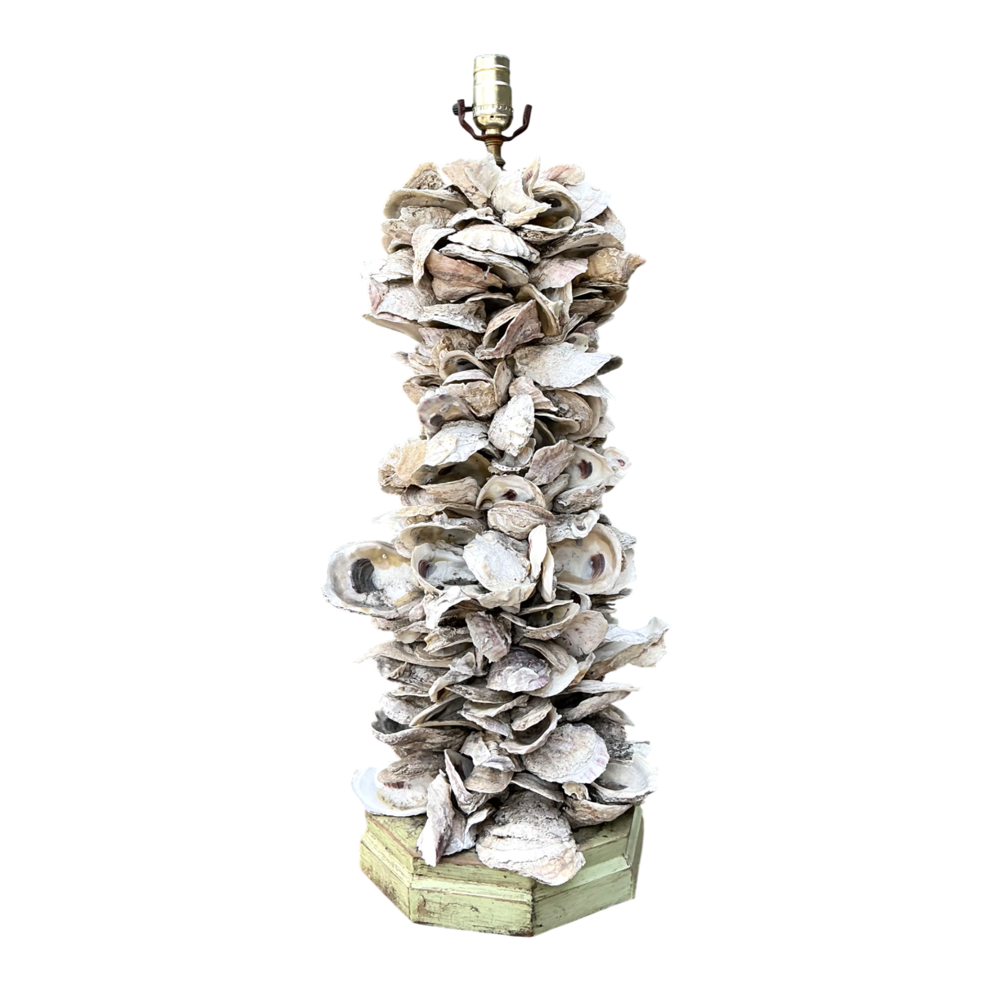 Vintage Oyster Shell Table Lamp