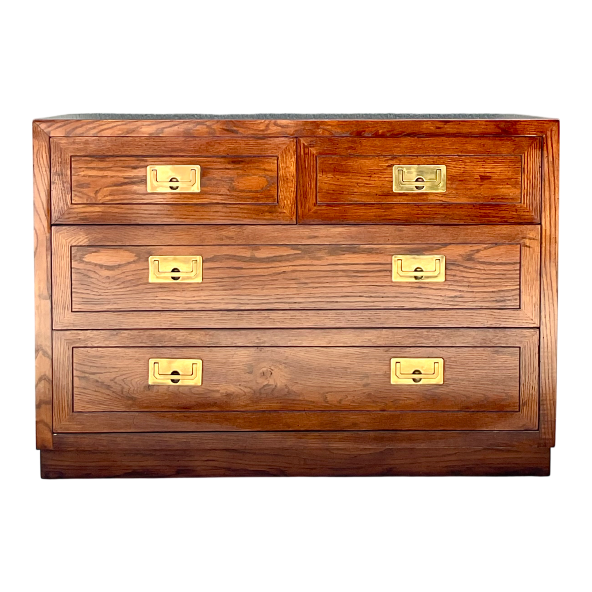 Henredon Four-Drawer Campaign Chest Of Drawers