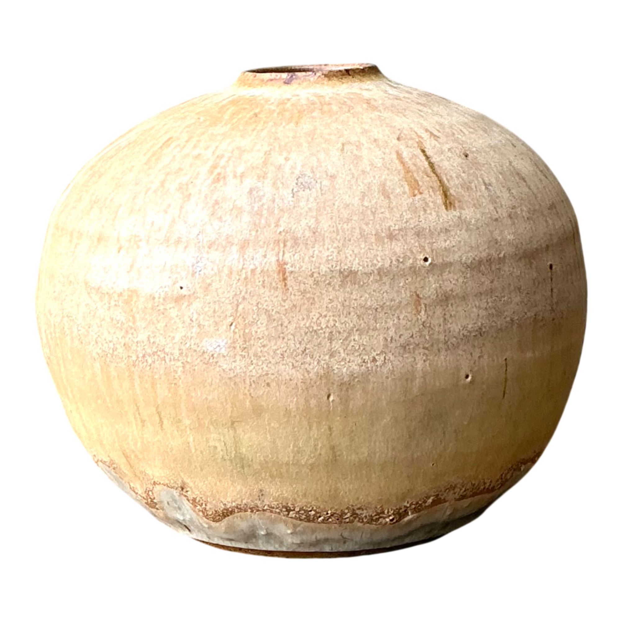 Vintage Earth Tone Ceramic Vessel — additional photo 1