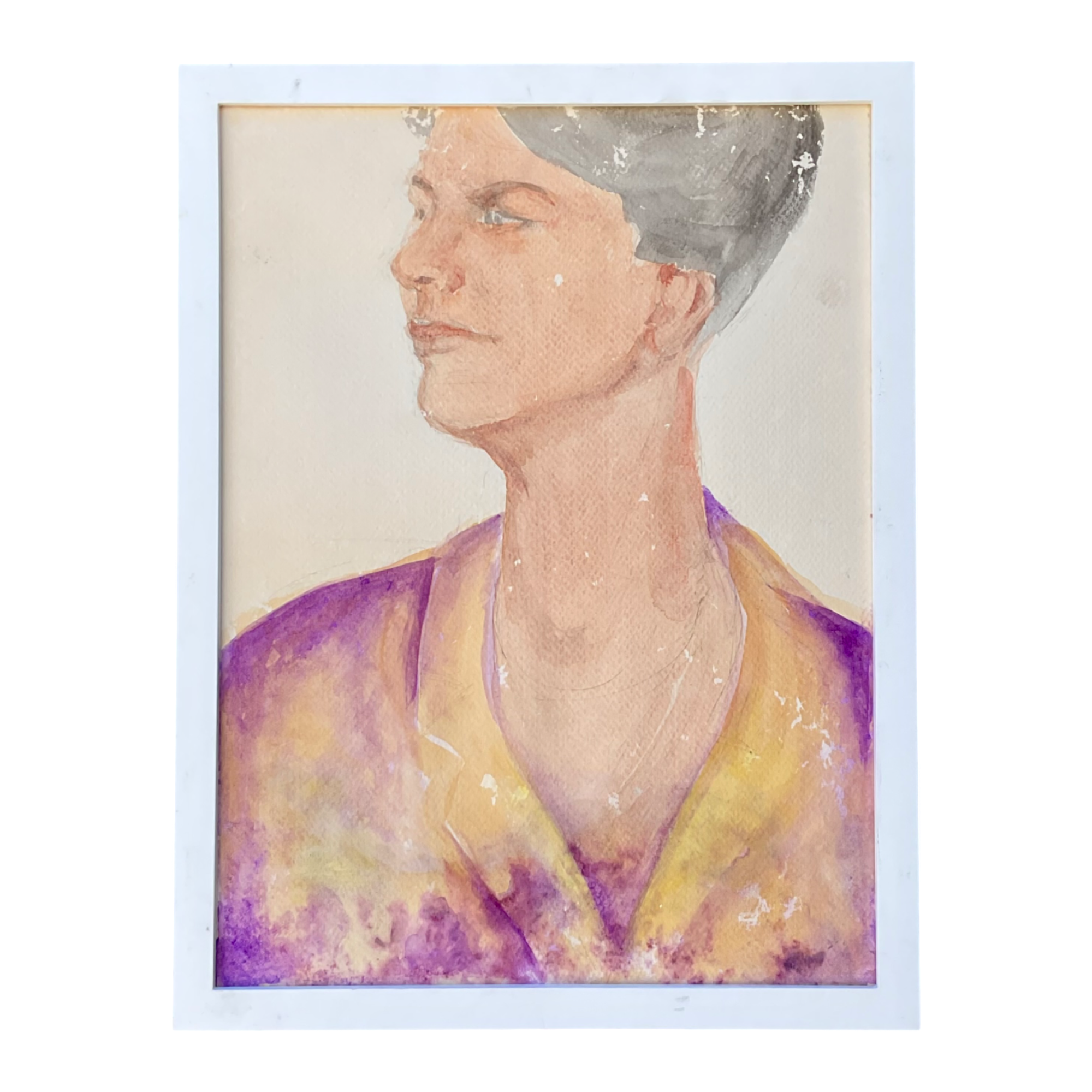 Vintage Original Watercolor On Paper — additional photo 1