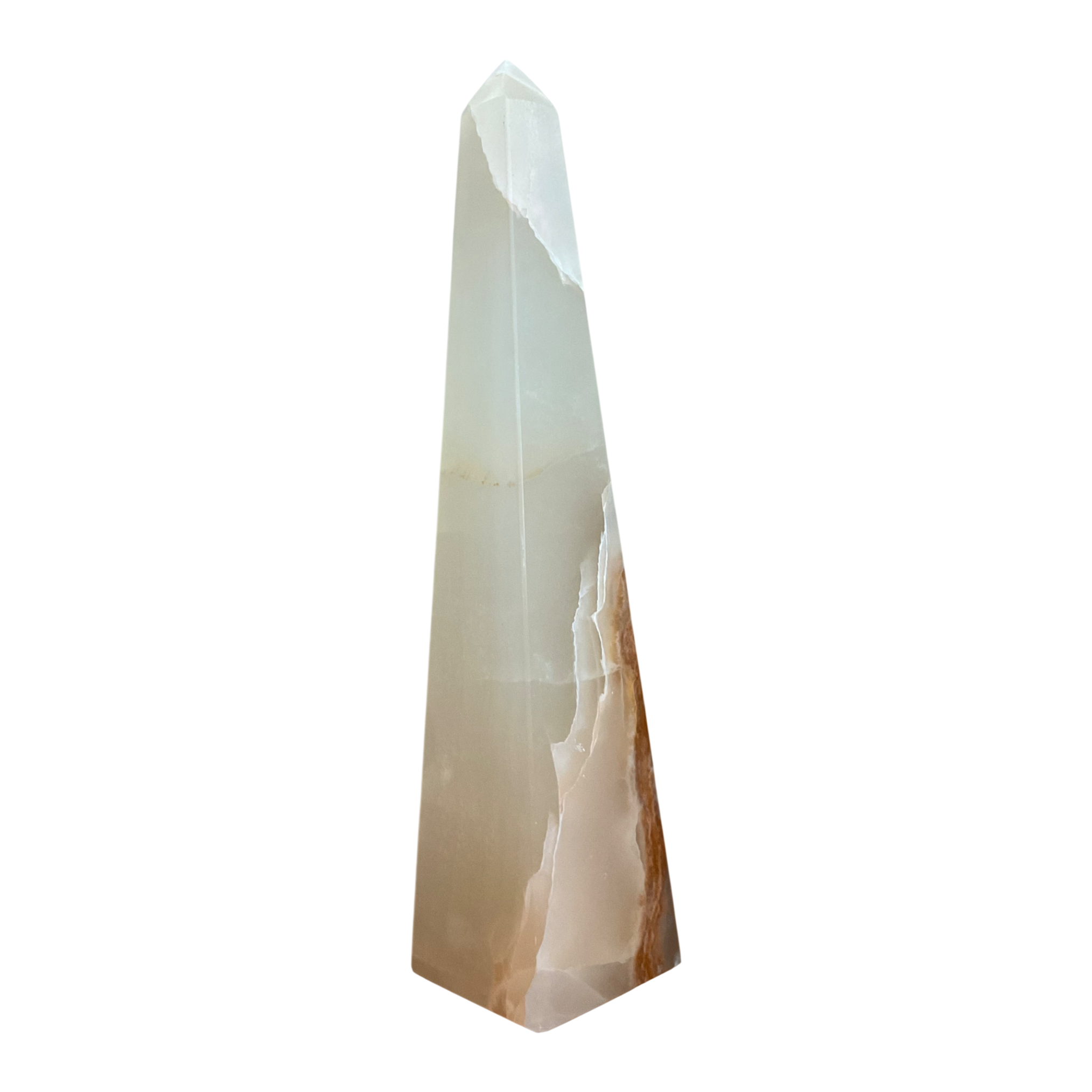 Vintage Onyx Stone Obelisk — additional photo 1