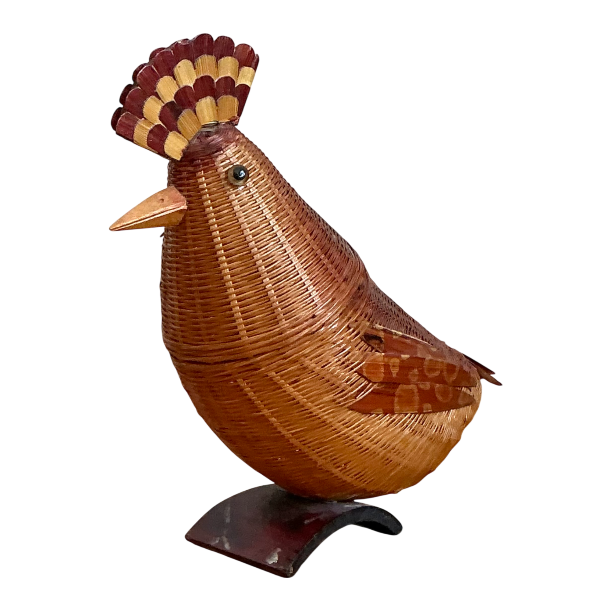 Vintage Shanghai Weave Rattan Pheasant — additional photo 1