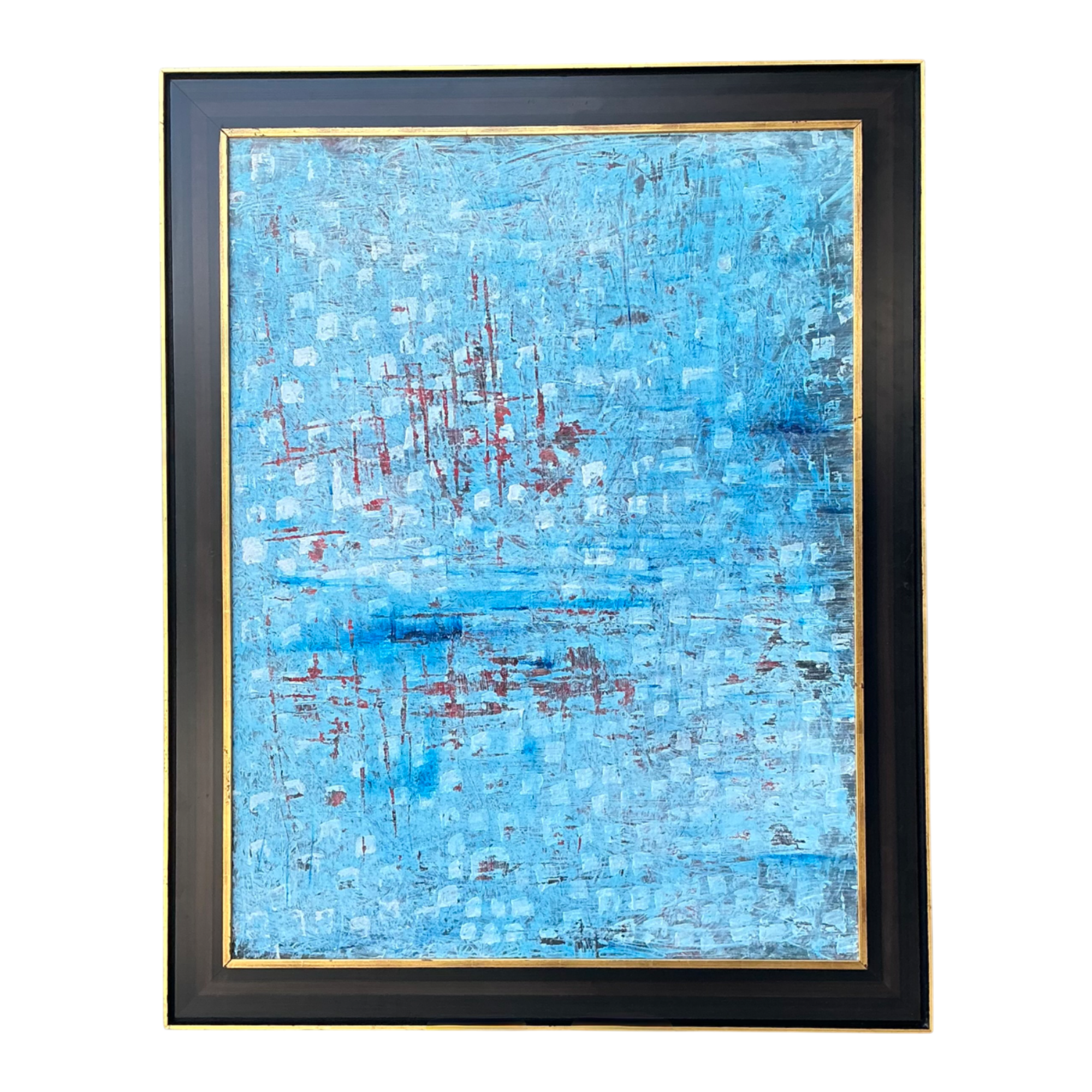 Vintage Abstract Expressionist Oil Painting