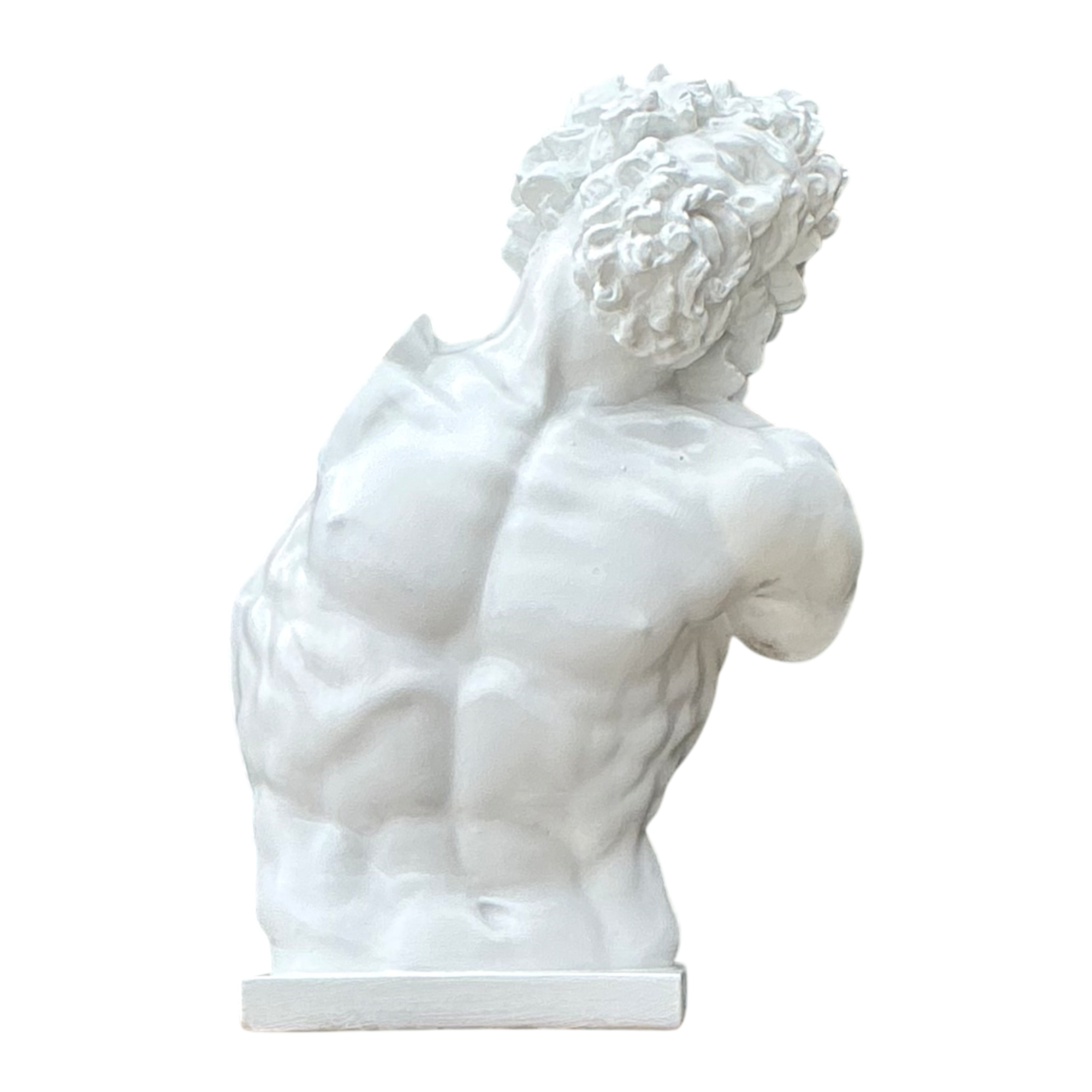 Vintage Classical Ceramic Bust Sculpture Of Laocoön - Detail view