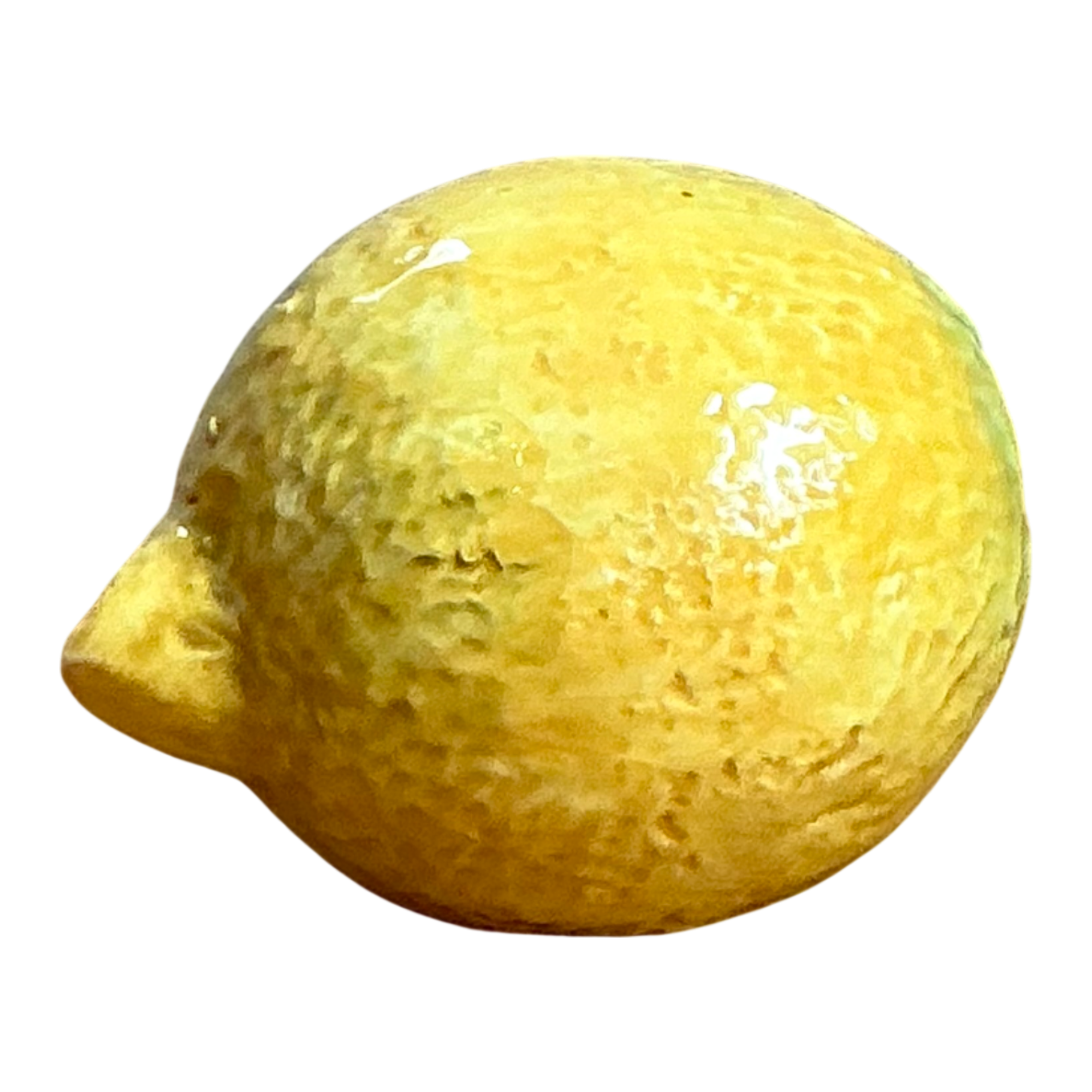 Vintage Italian Yellow Ceramic Lemon — additional photo 1