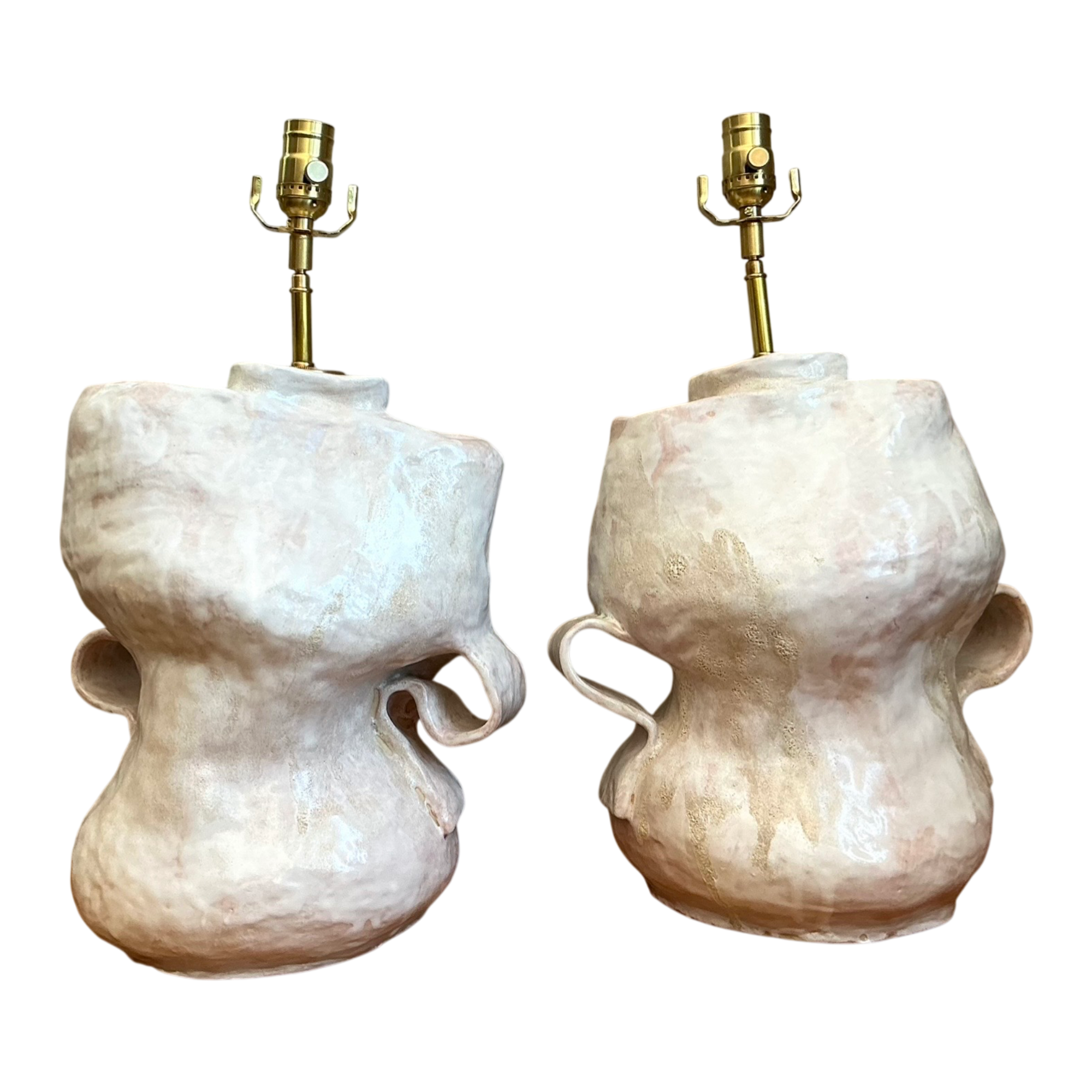Vintage Sculptural Ceramic Table Lamps — additional photo 1
