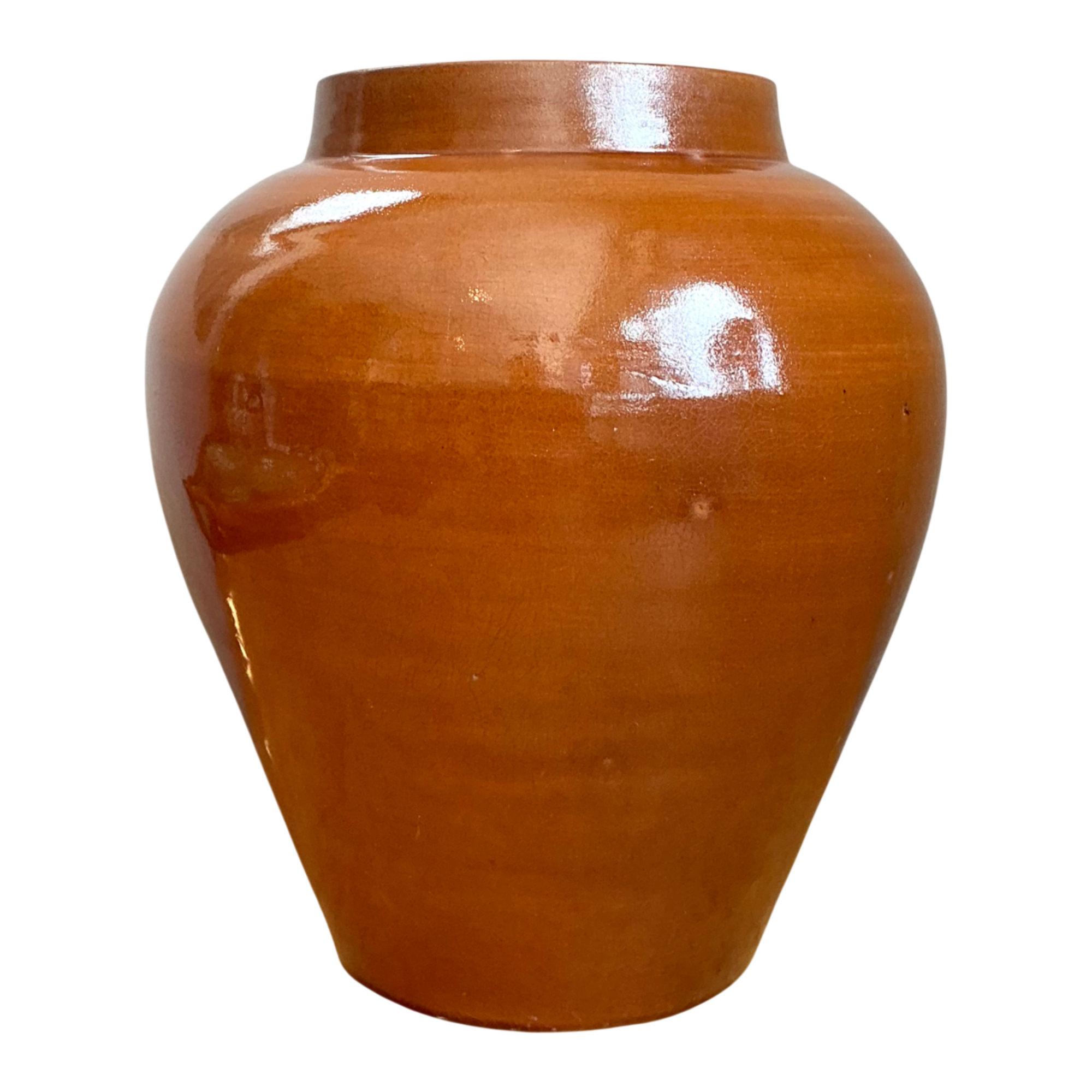Vintage Moroccan Glazed Ceramic Vase — additional photo 1