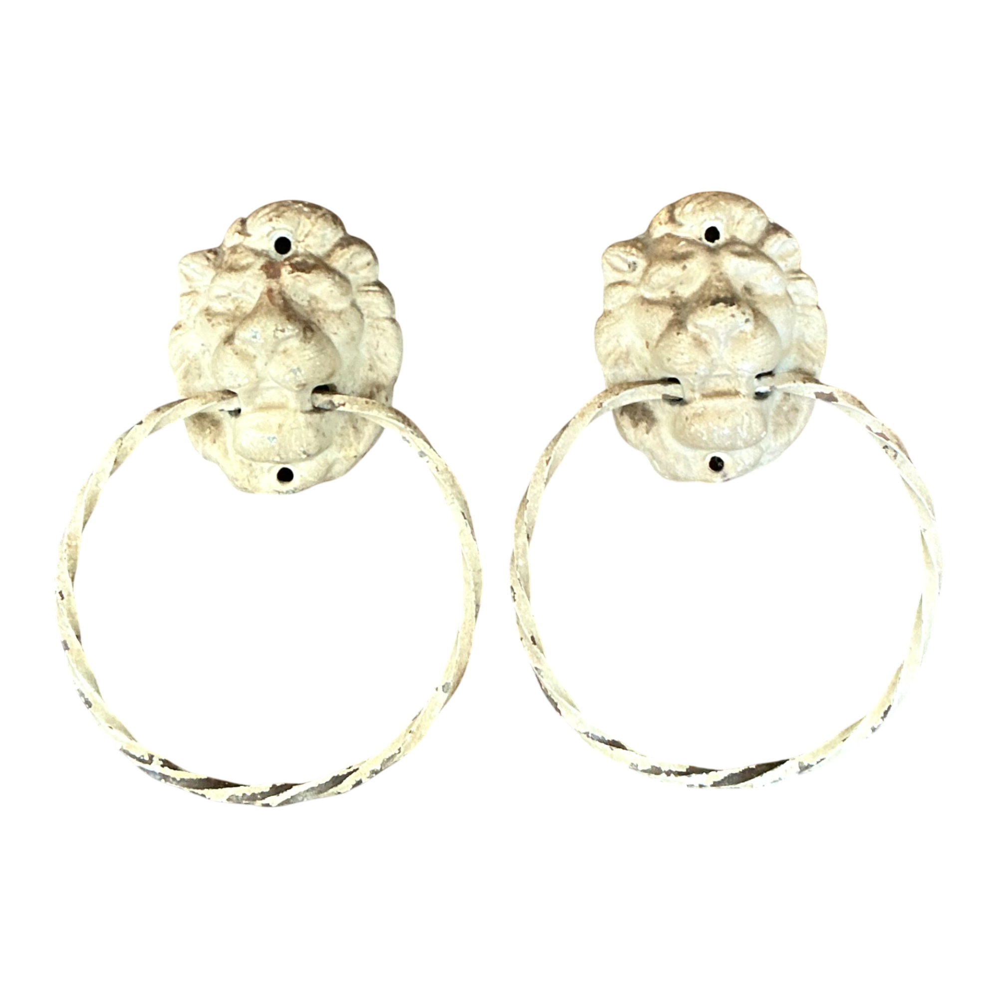 Vintage Lion Head Wall Mounted Towel Holders — additional photo 1