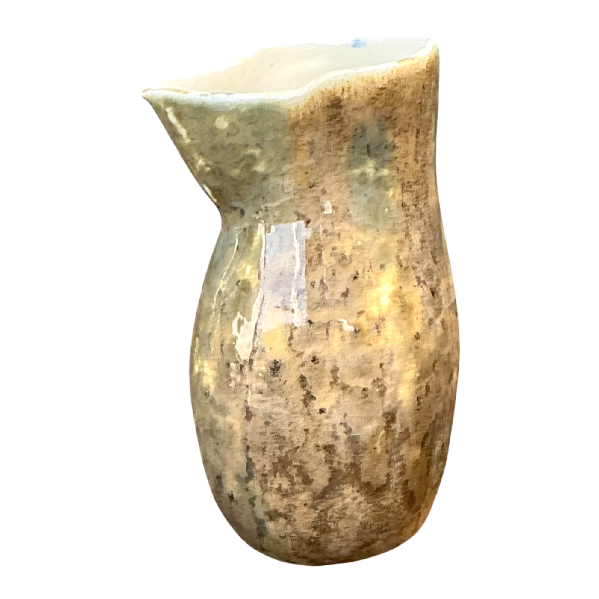 Vintage Abstract Ceramic Pitcher — additional photo 1