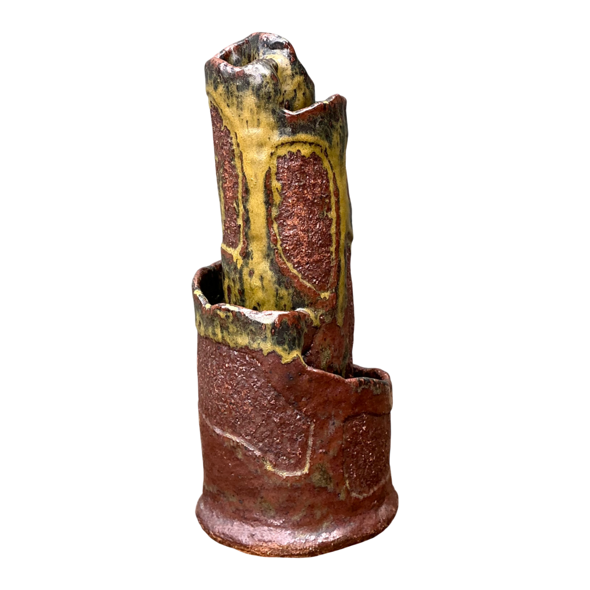 Vintage Abstract Pottery Vase — additional photo 1