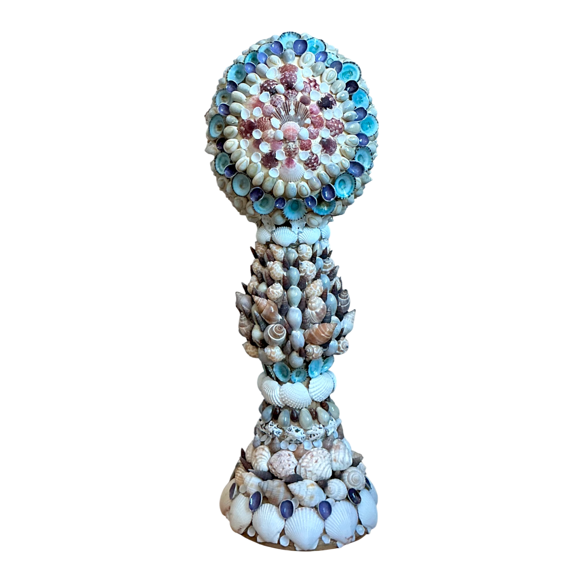 Vintage Seashell Encrusted Sculpture — additional photo 1