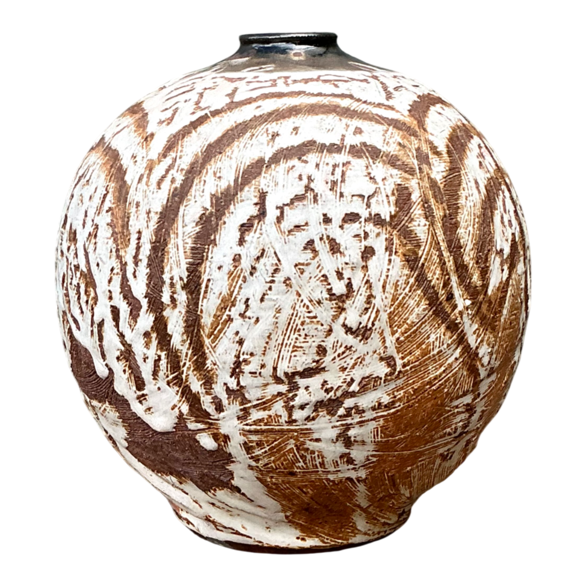 Vintage Abstract Ceramic Vessel — additional photo 1