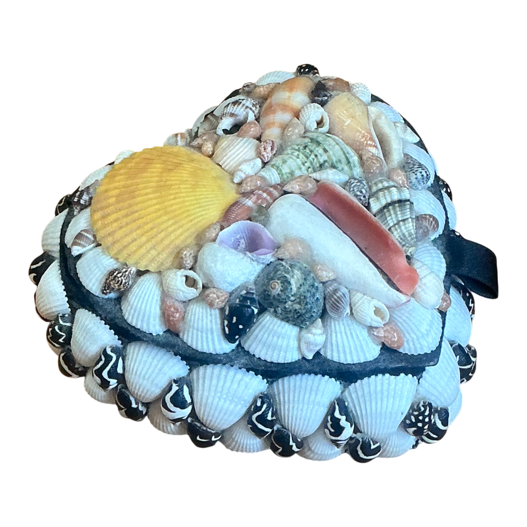 Vintage Decorative Shell Covered Box — additional photo 1