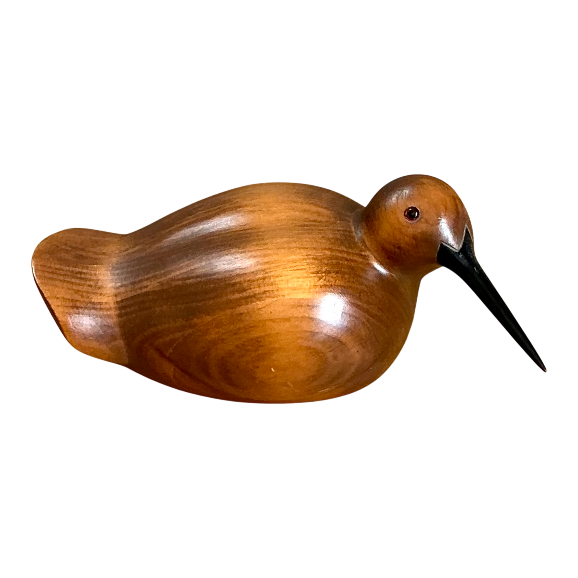 Vintage Carved Wood Bird Sculpture — additional photo 1