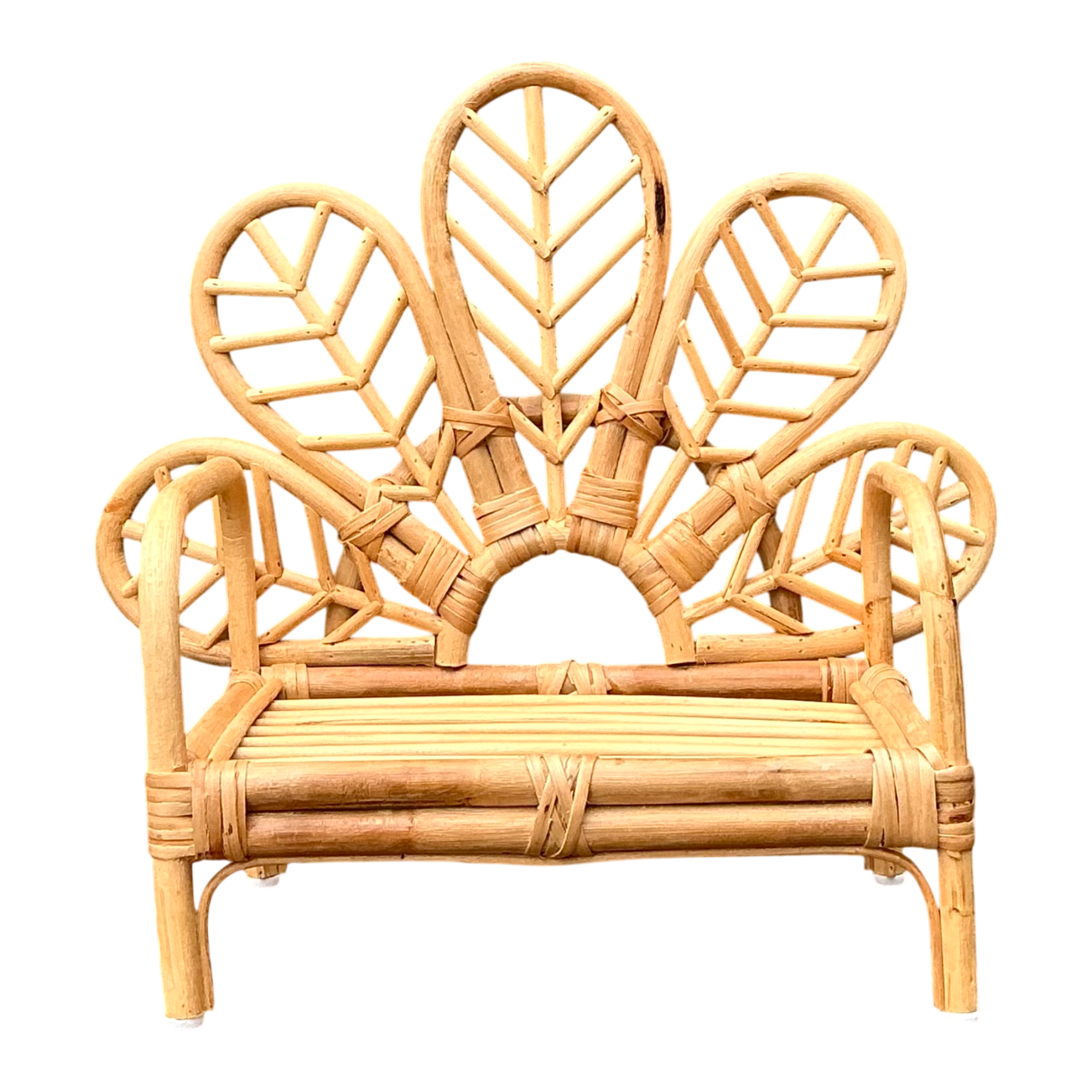 Vintage Children’s Rattan Peacock Chair