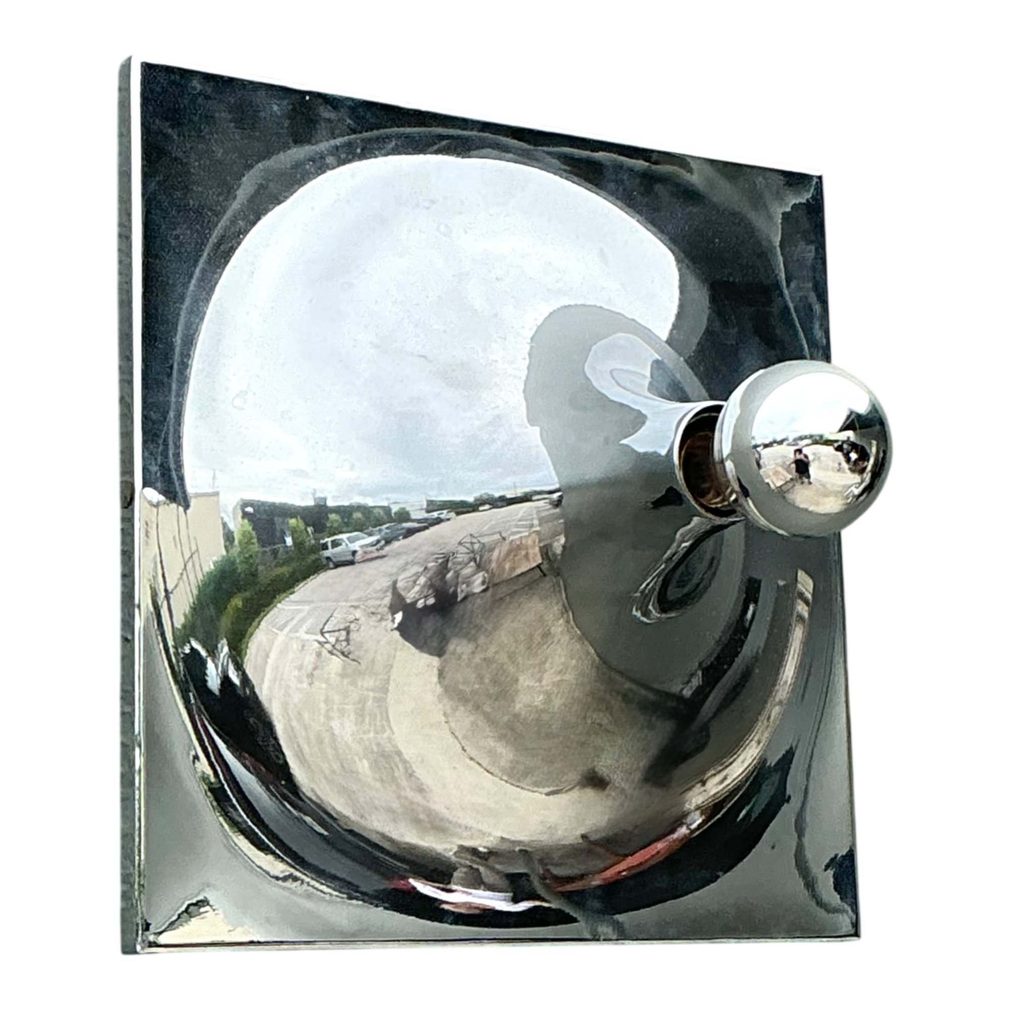 Vintage Chrome Wall Sconce
