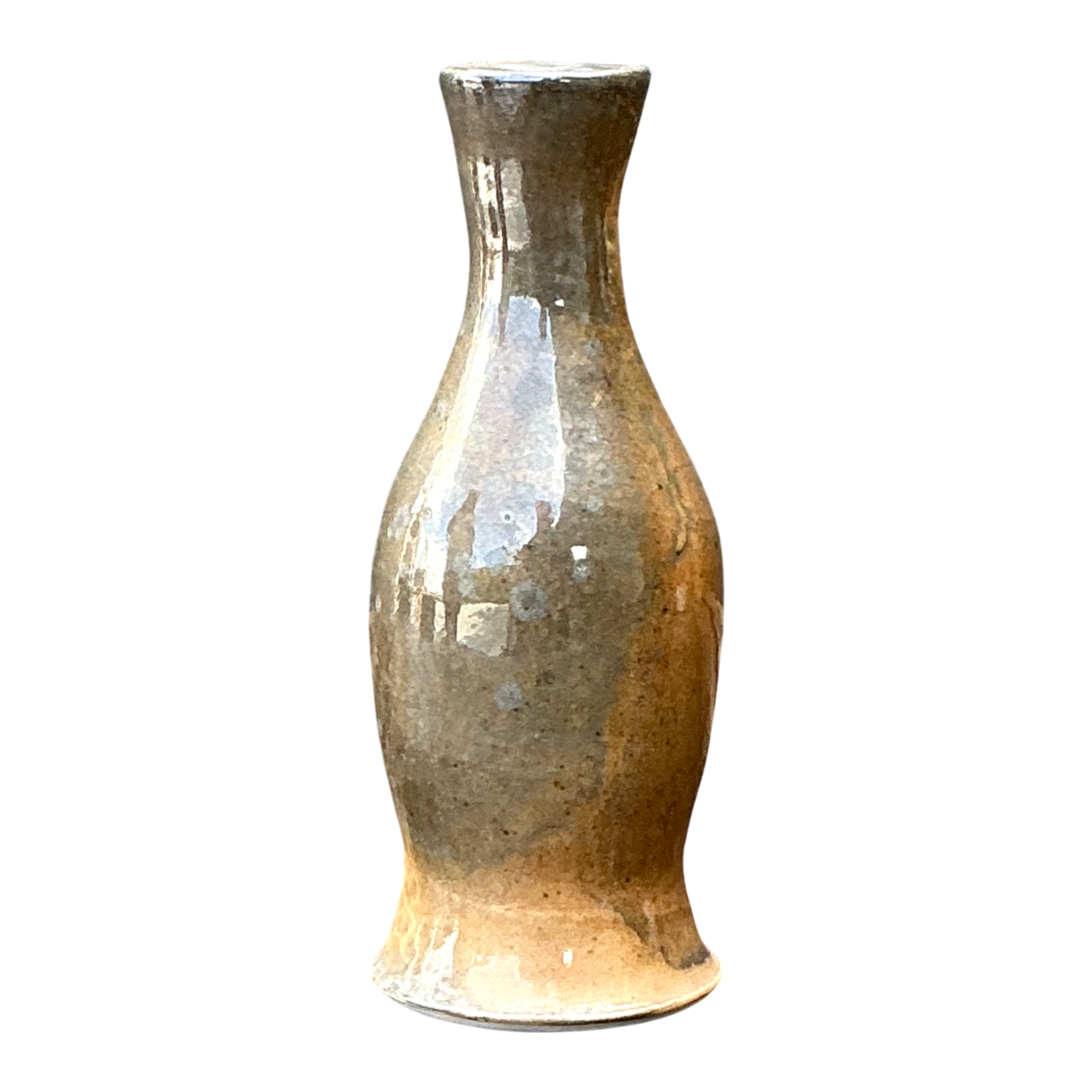 Vintage Glazed Ceramic Vase