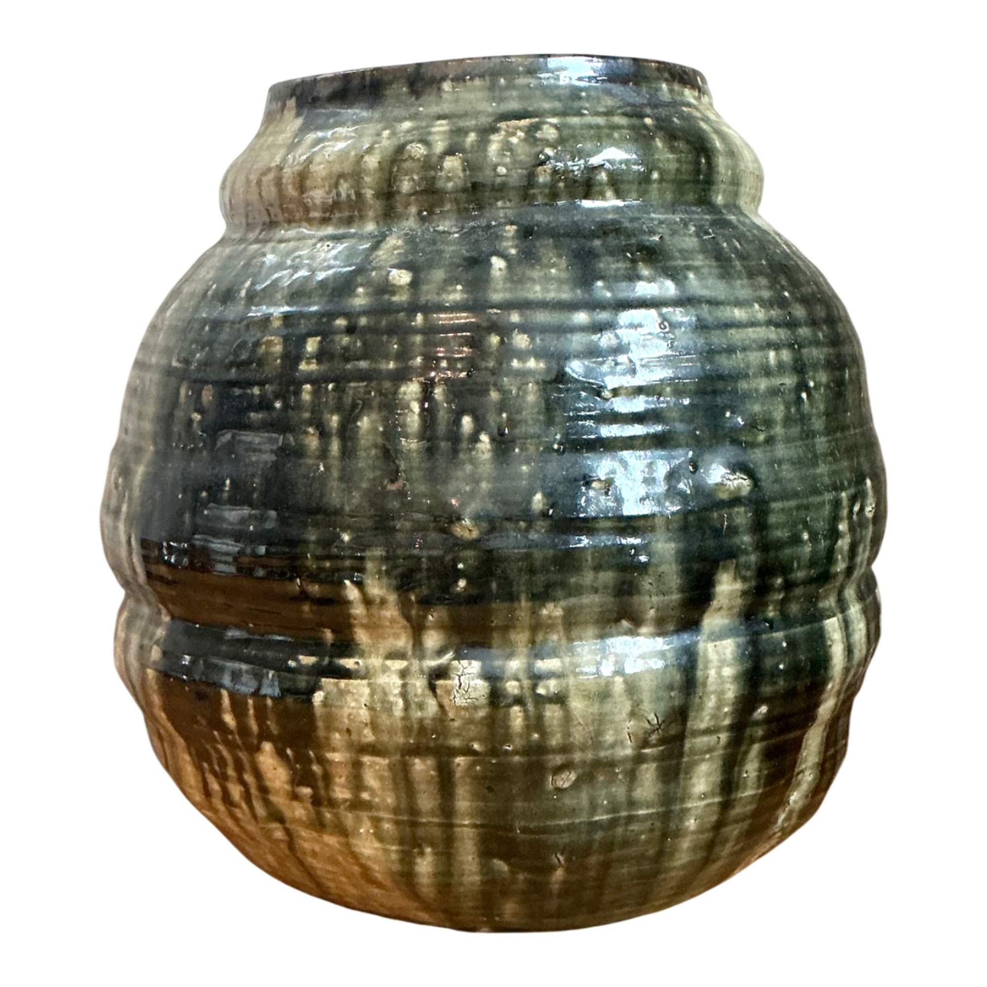 Vintage Handcrafted Ceramic Vessel