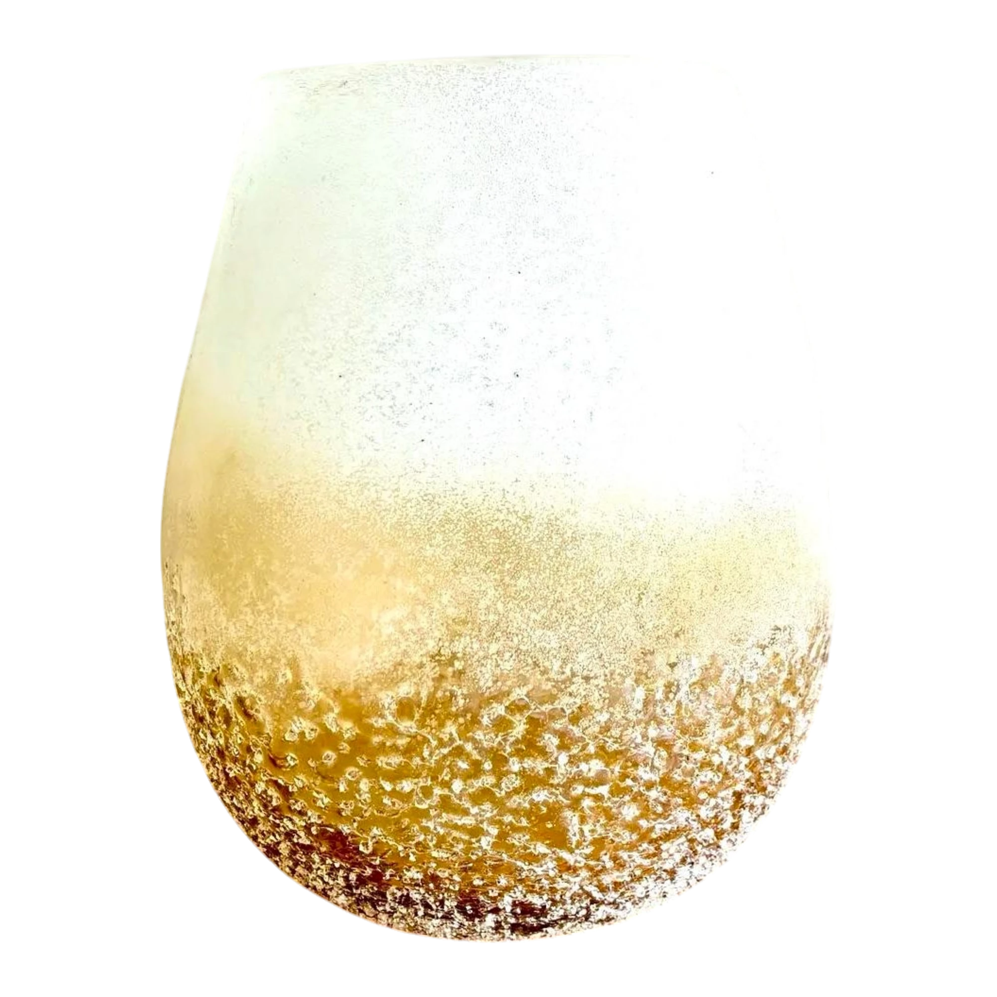 Boho Hand-Blown Art Glass Vase — additional photo 1