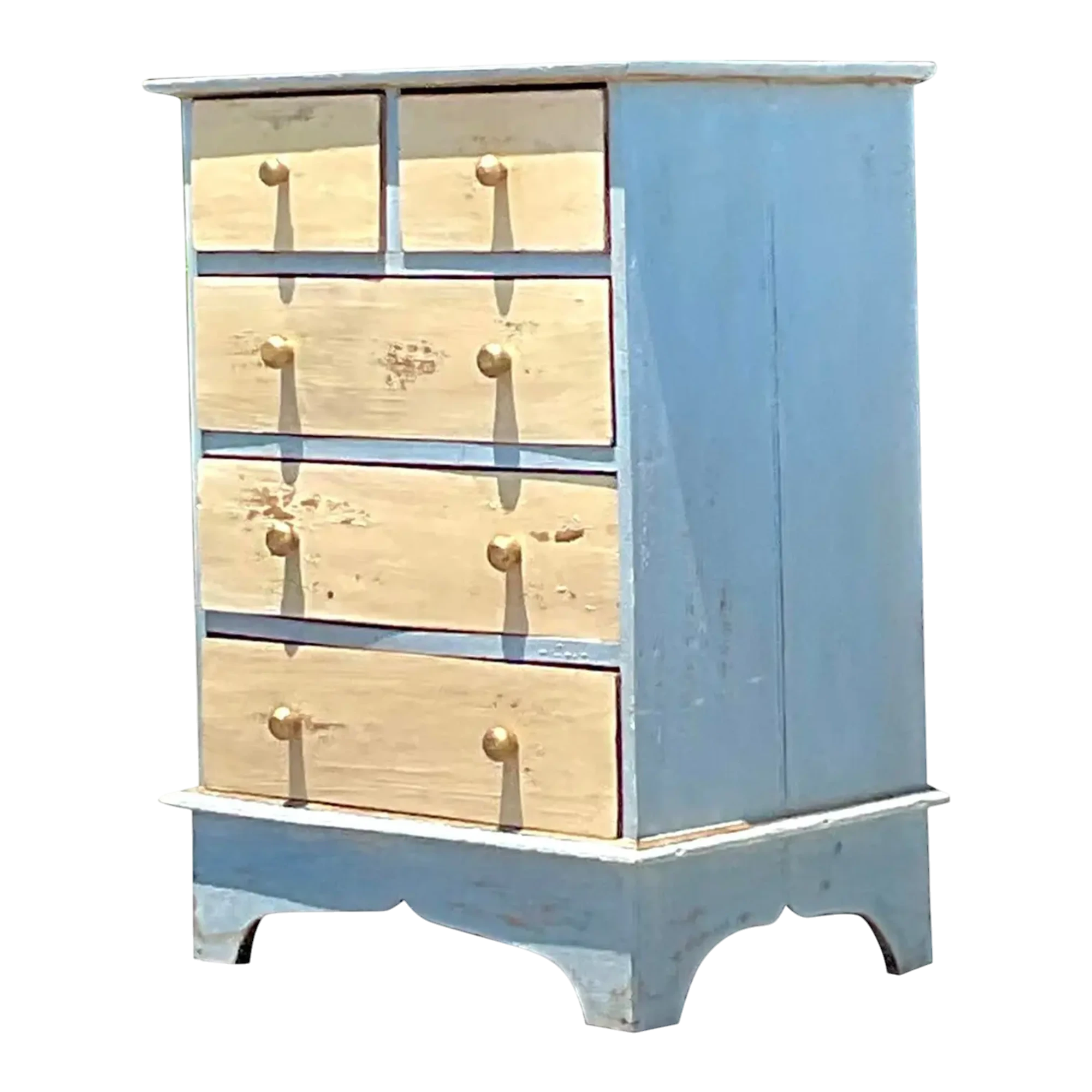 Early 20th Century Primitive Petite Chest of Drawers