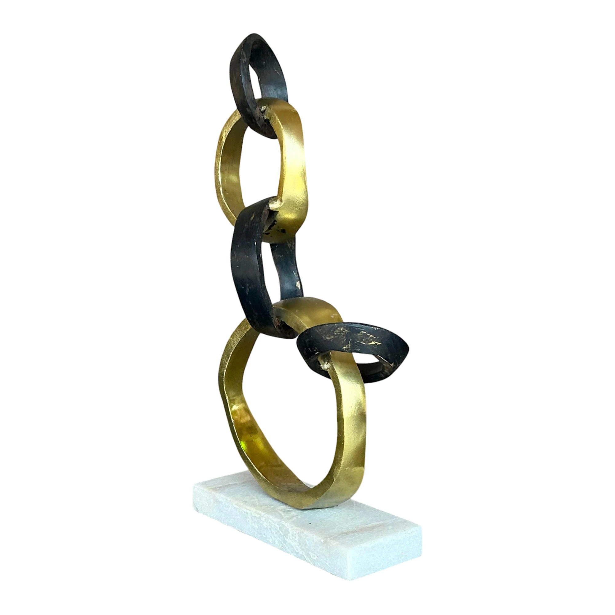 Late 20th Century Vintage Boho Abstract Rings Sculpture