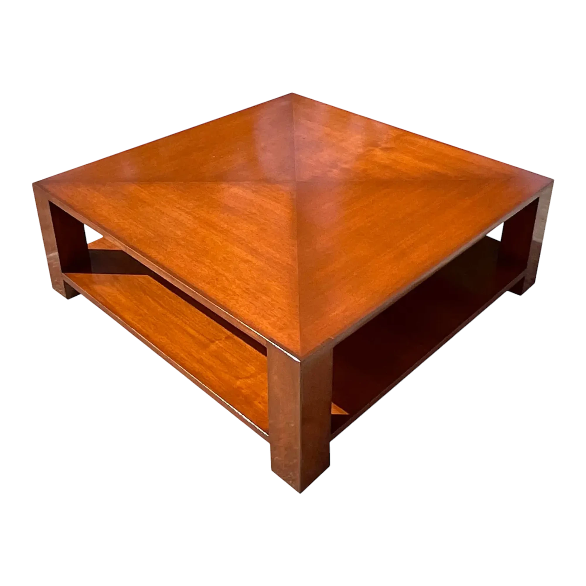 Late 20th Century Vintage Boho Nancy Corzine Lacquered Coffee Table