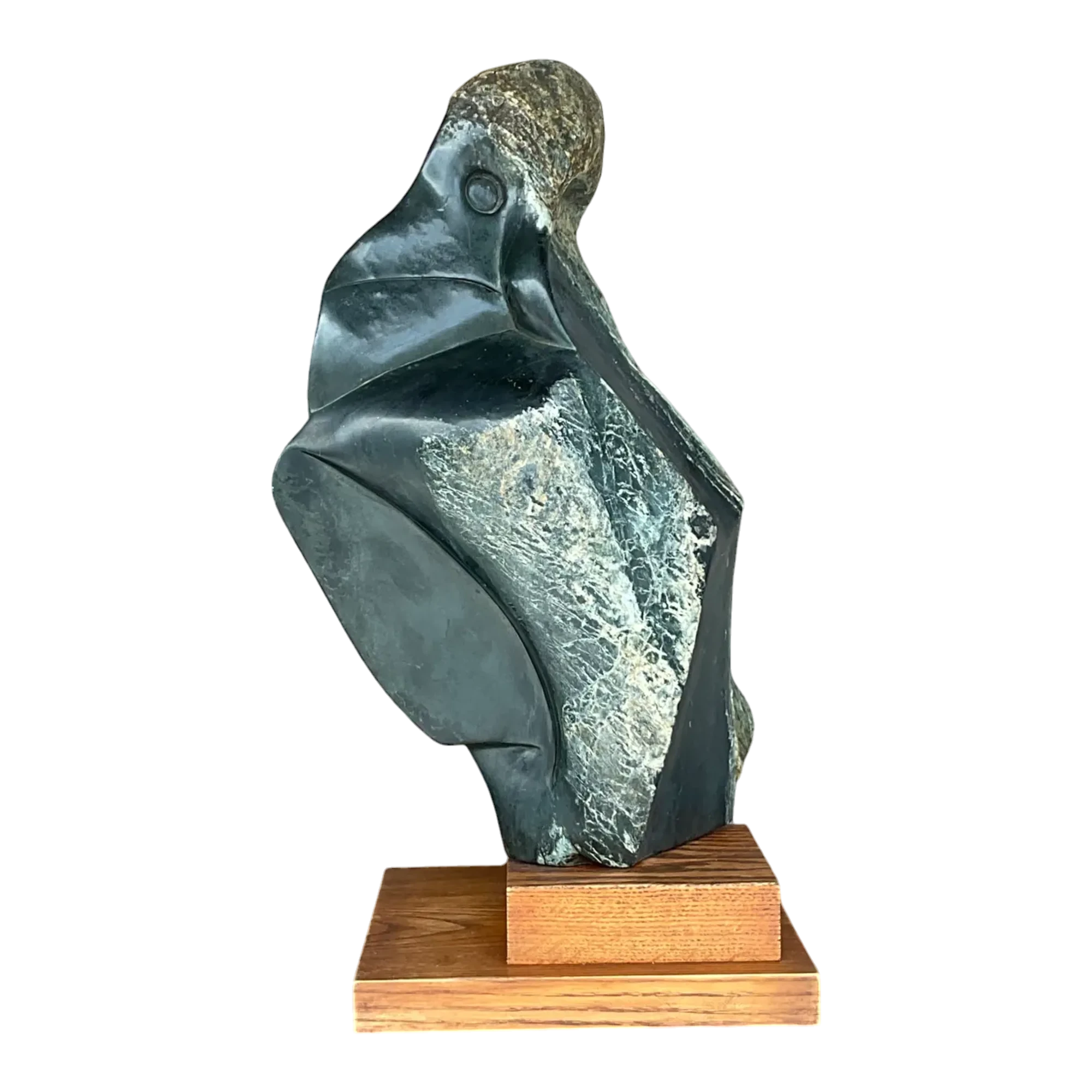 Mid 20th Century Vintage Boho Abstract Stone Sculpture