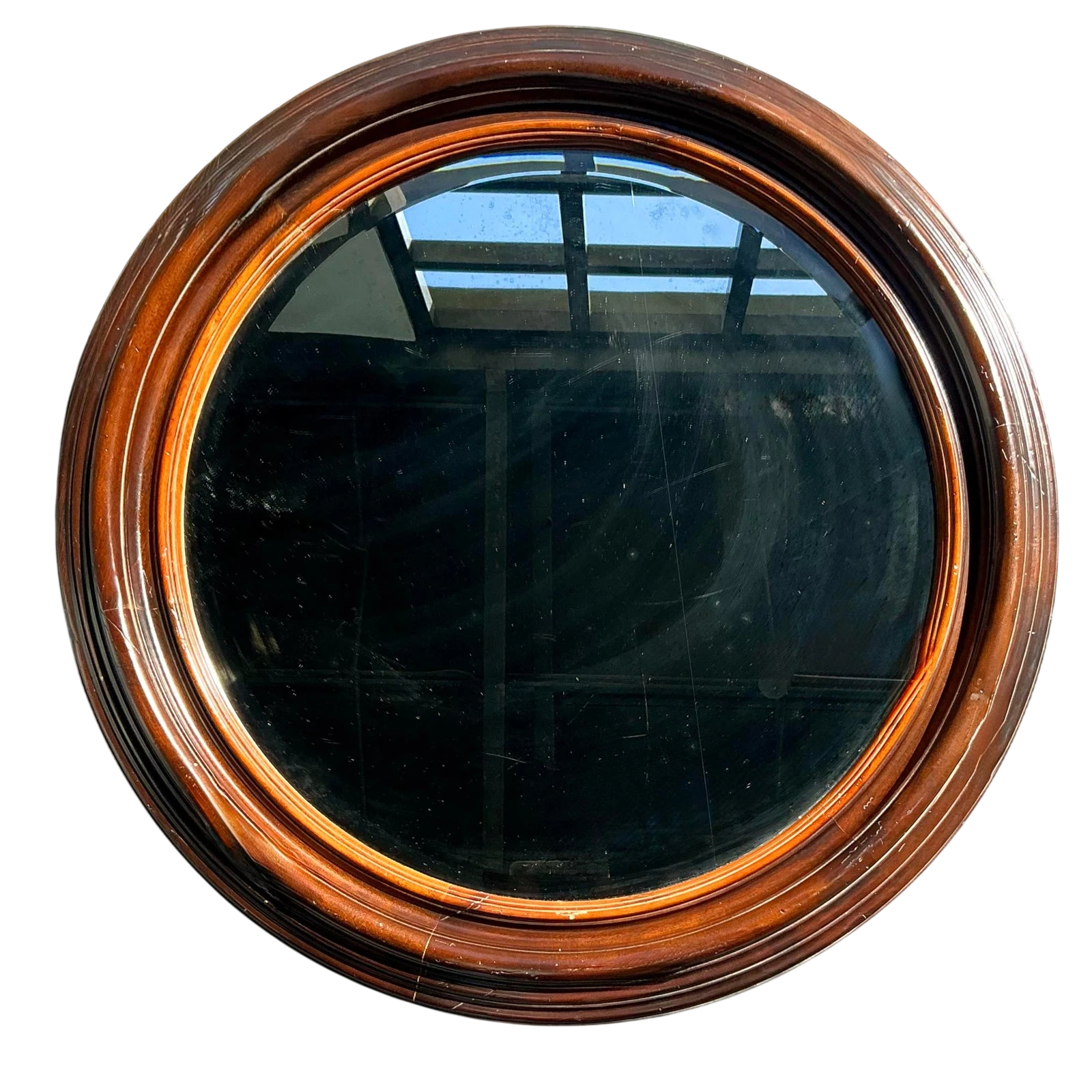 Vintage Boho Italian Baker Milling Road Millwork Mirror