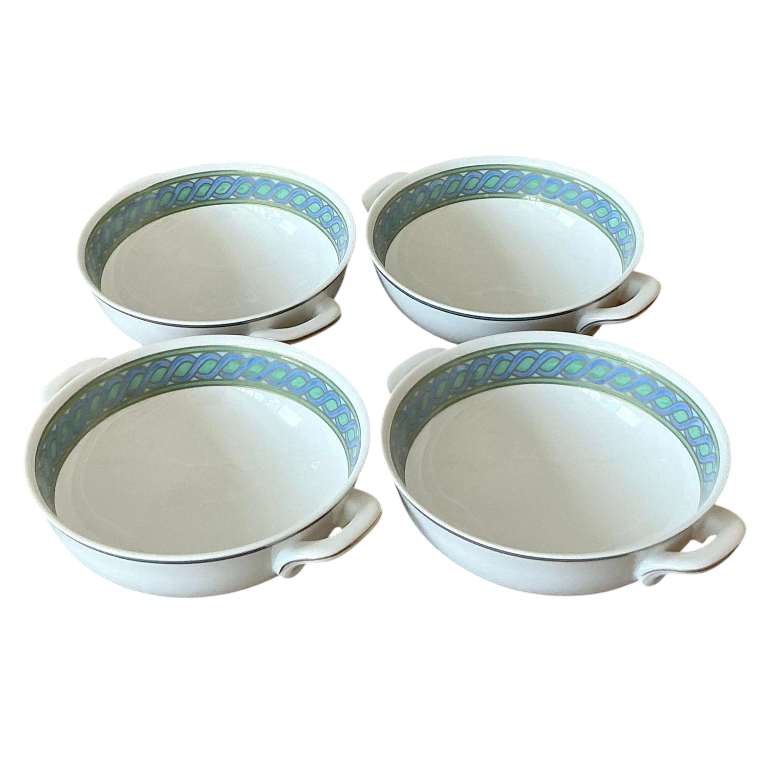 Vintage Boho Christofle "Torsada" Bowls - Set of 4