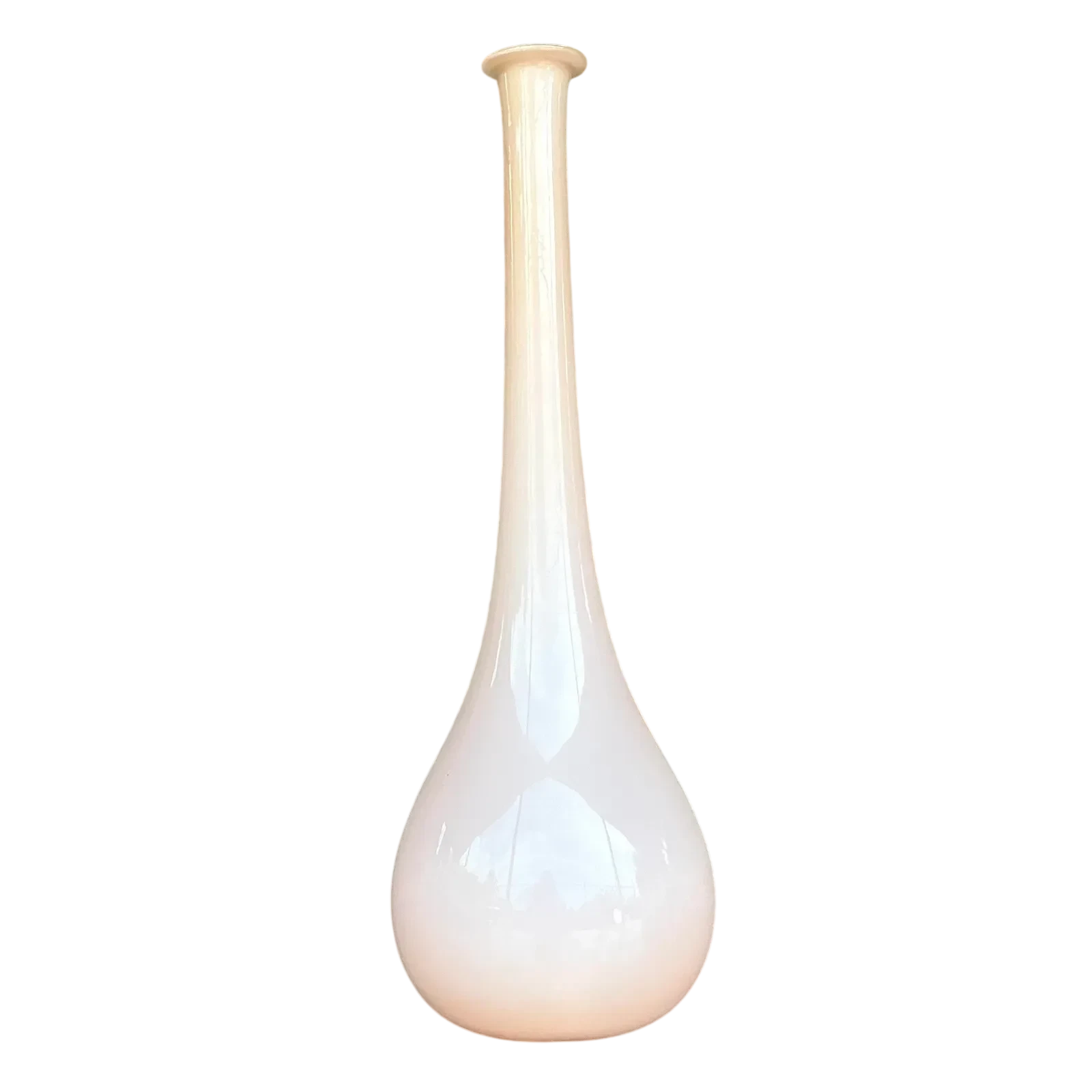 Vintage Boho Blown Glass Vase — additional photo 1