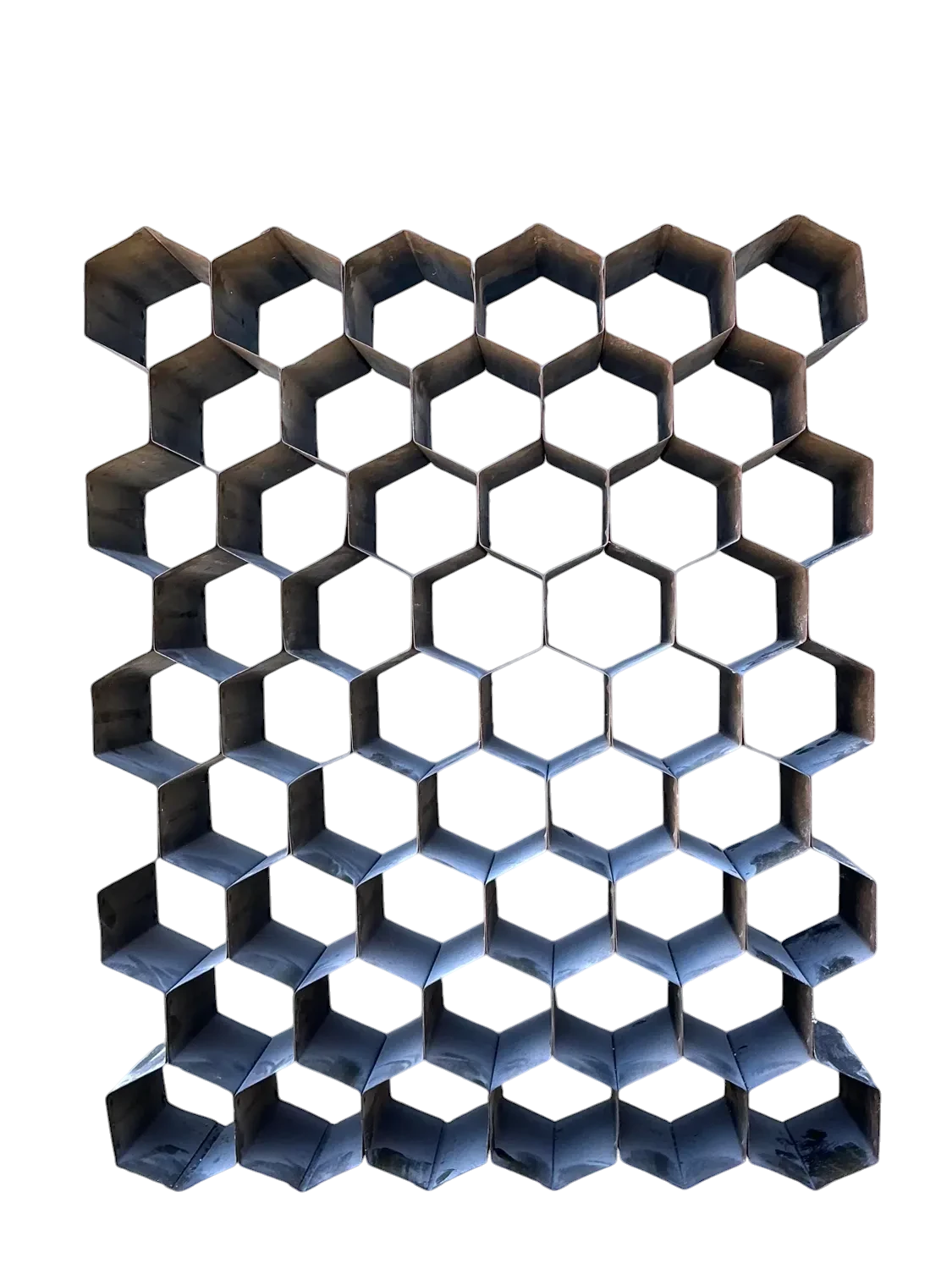 Vintage Abstract Honeycomb Sculpture — additional photo 1