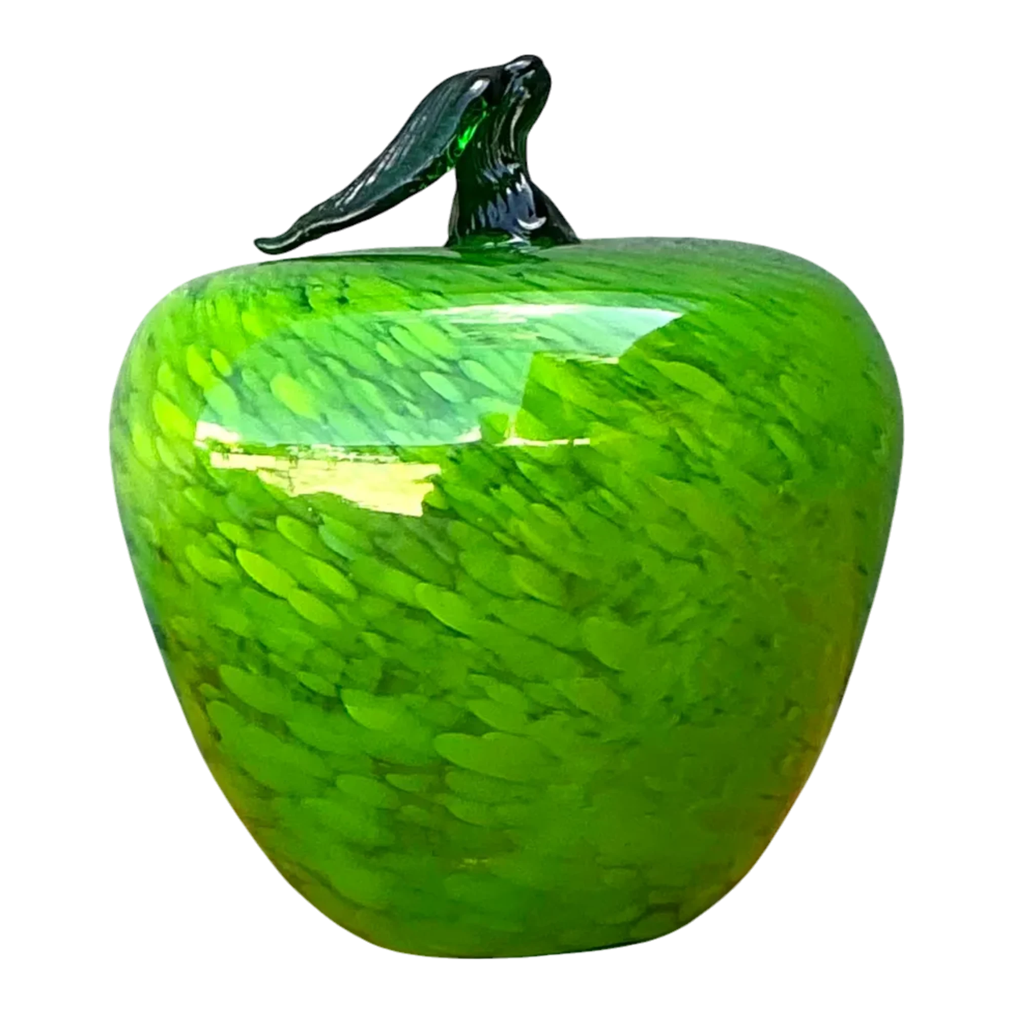 Vintage Art Glass Apple